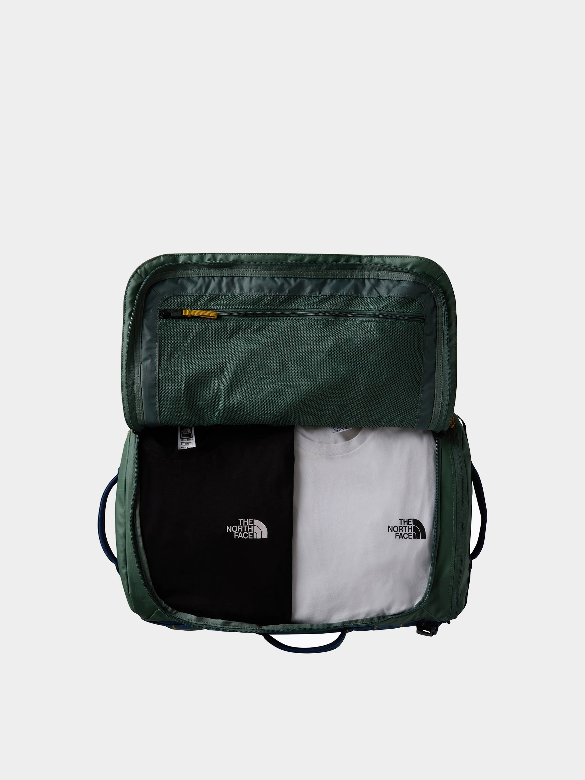 Geantă The North Face Base Camp Voyager Duffel 32L (duck green/shady blue)