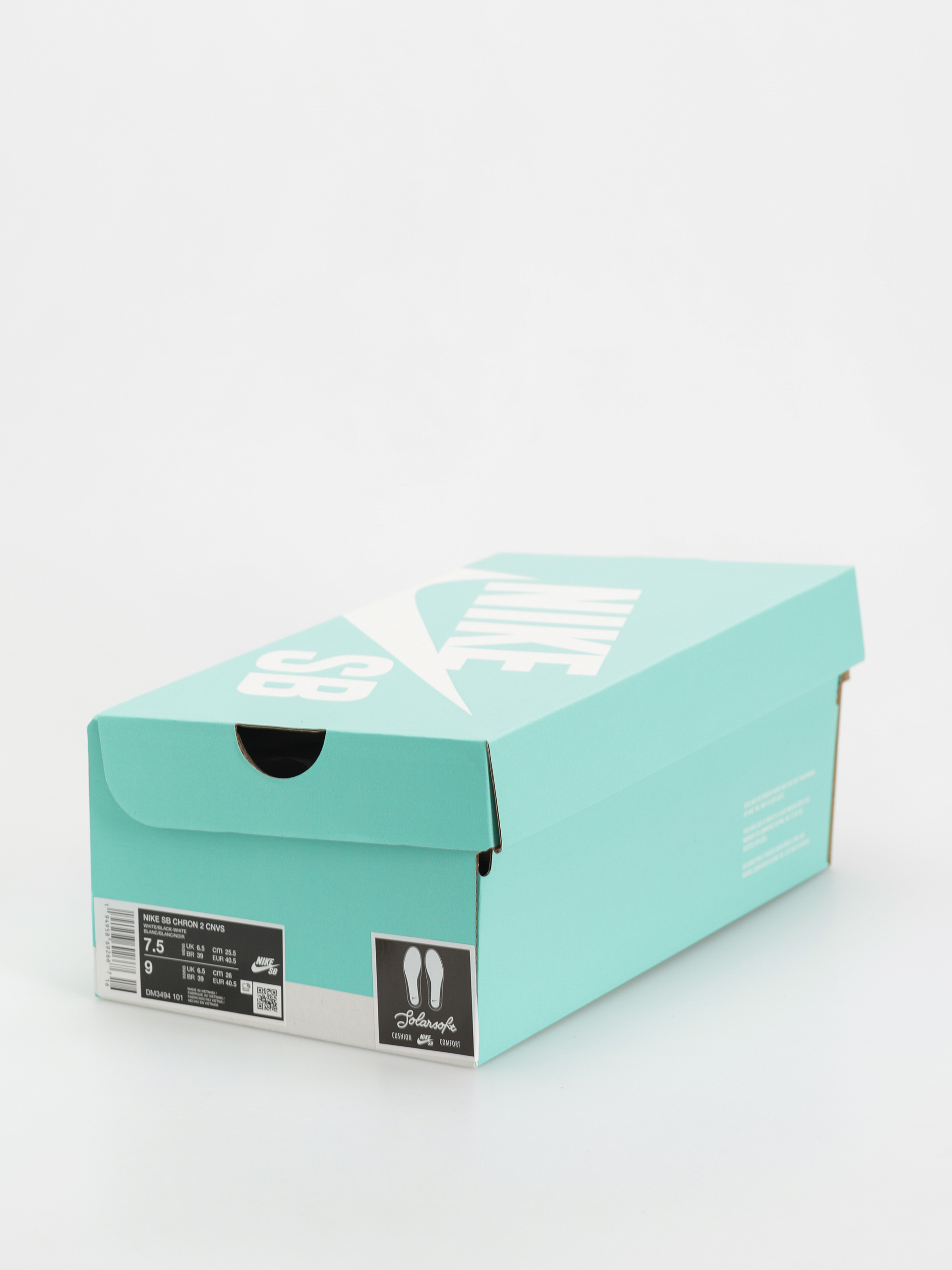 Pantofi Nike SB Chron 2 Canvas (white/black white gum light brown)