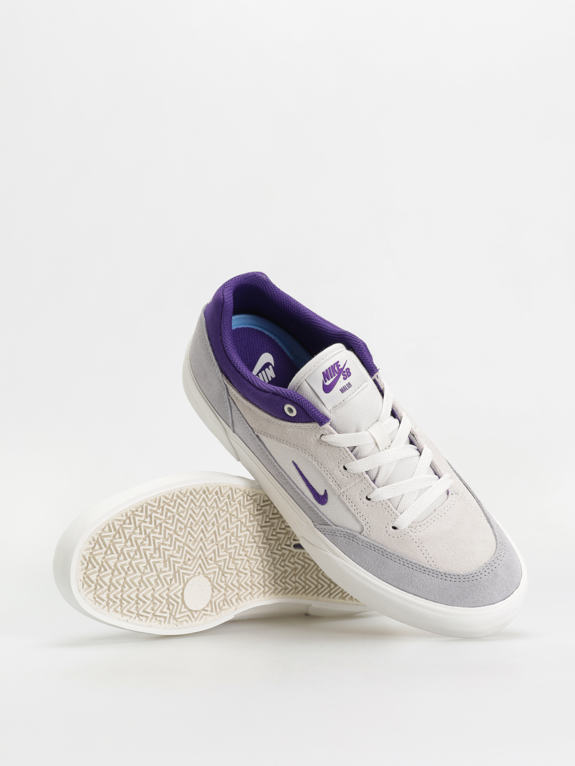 Pantofi Nike SB Malor (platinum tint/court purple wolf grey)