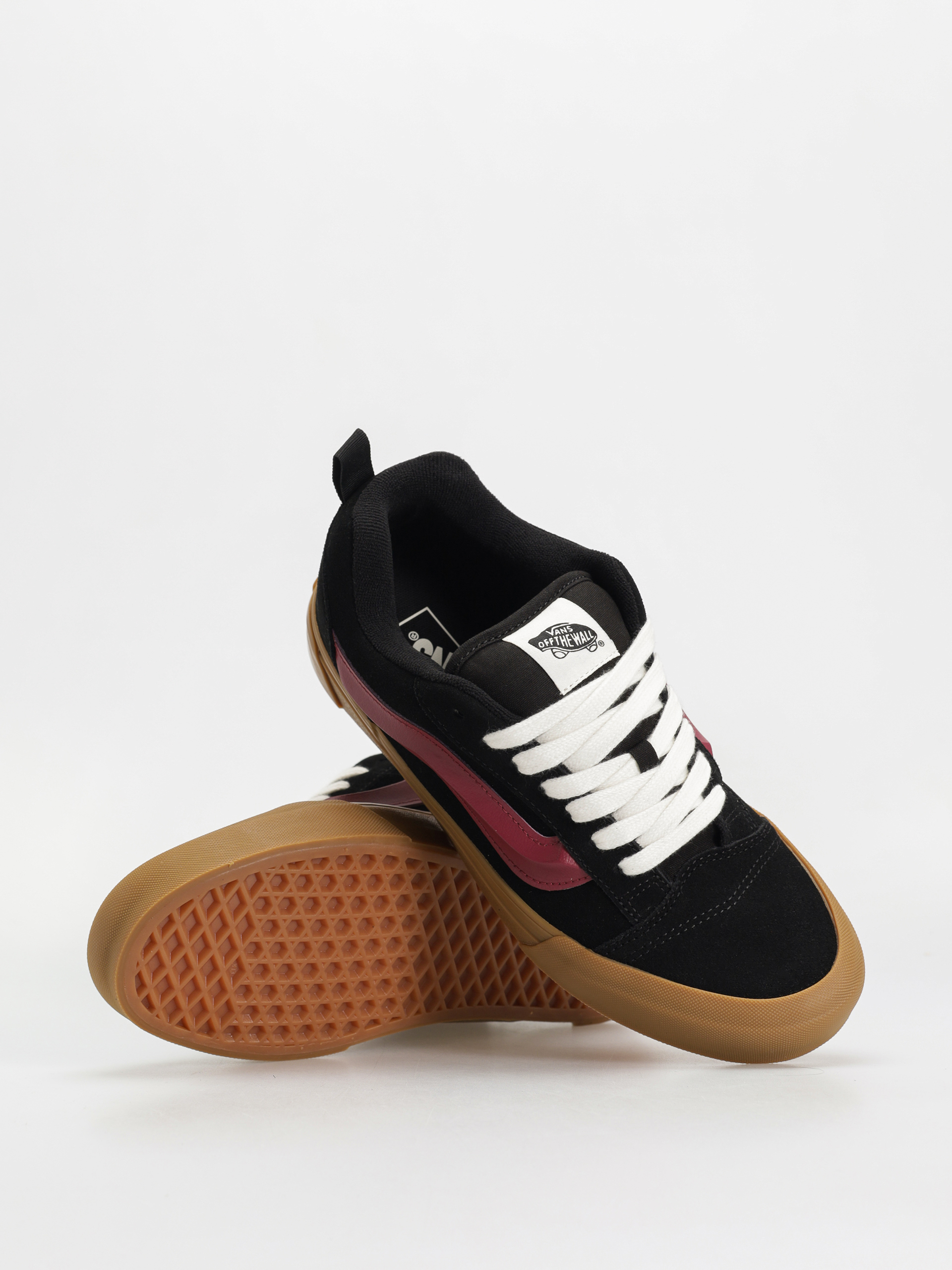 Pantofi Vans Knu Skool (vintage suede black/multi)