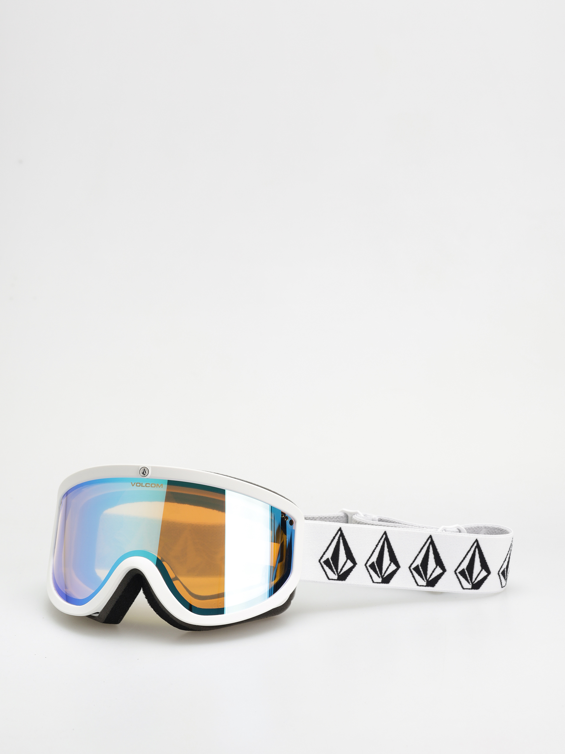 Ochelari pentru snowboard Volcom Footprints (matte white stone/ice chrome)