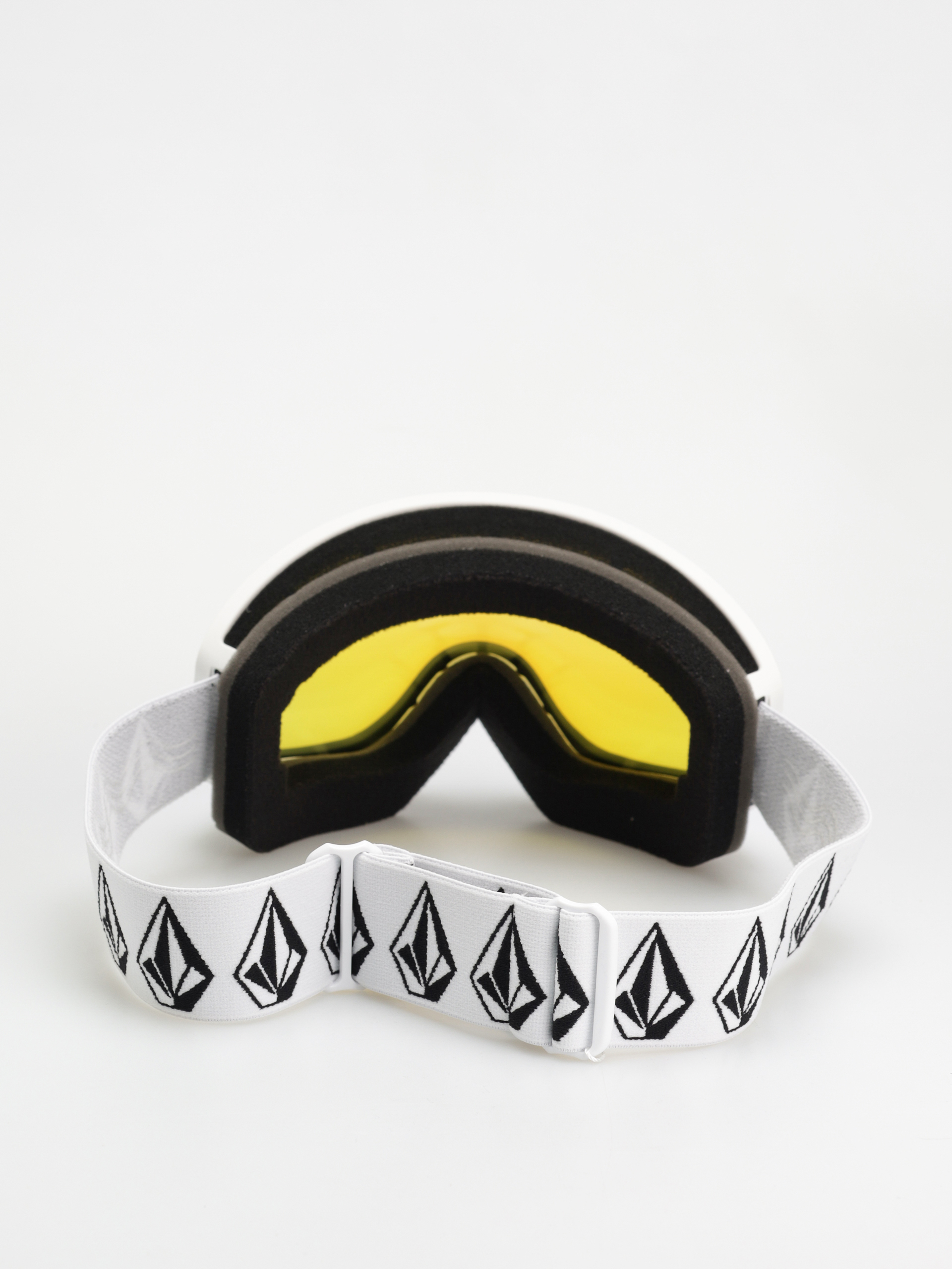 Ochelari pentru snowboard Volcom Footprints (matte white stone/ice chrome)