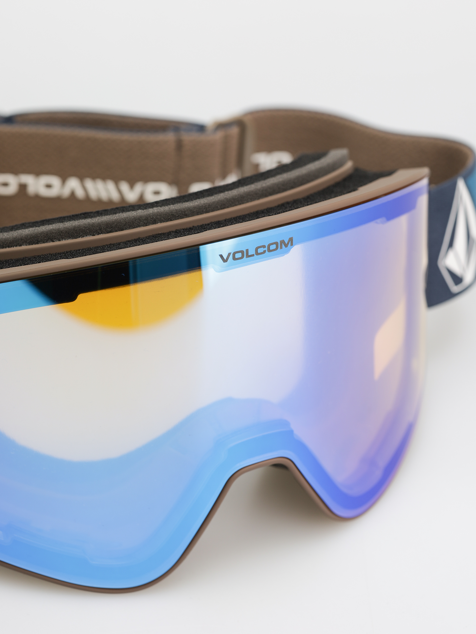 Ochelari pentru snowboard Volcom Odyssey (nvy cbt/ice chrome+bl dark grey)