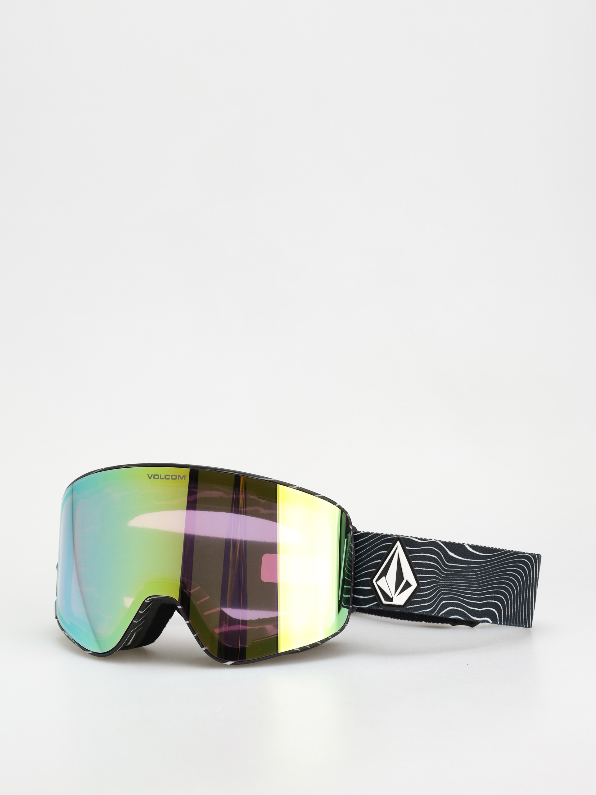 Ochelari pentru snowboard Volcom Odyssey (op art/gold chrome+bl rose)