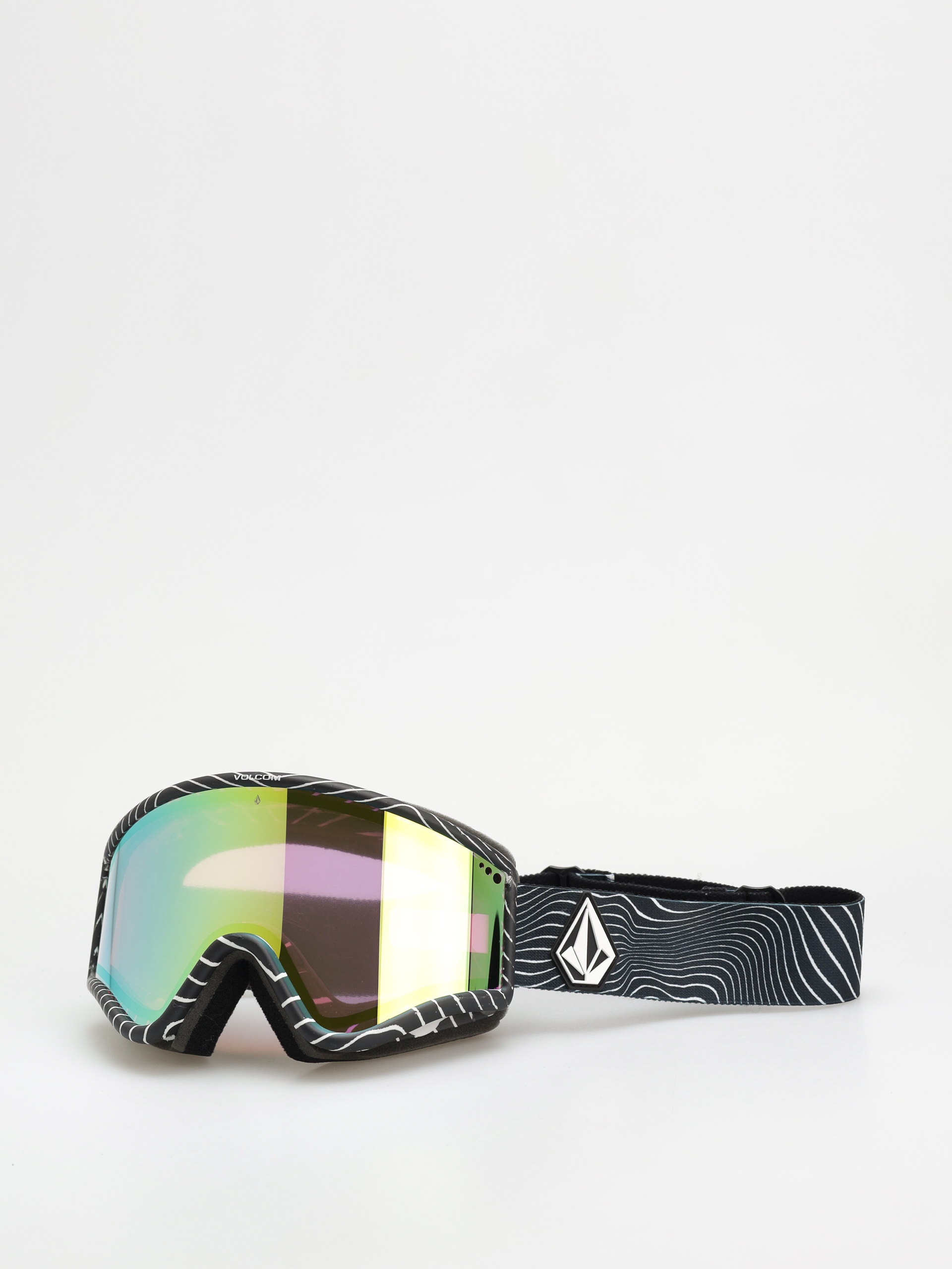 Ochelari pentru snowboard Volcom Yae (op art/gold chrome+bl rose)