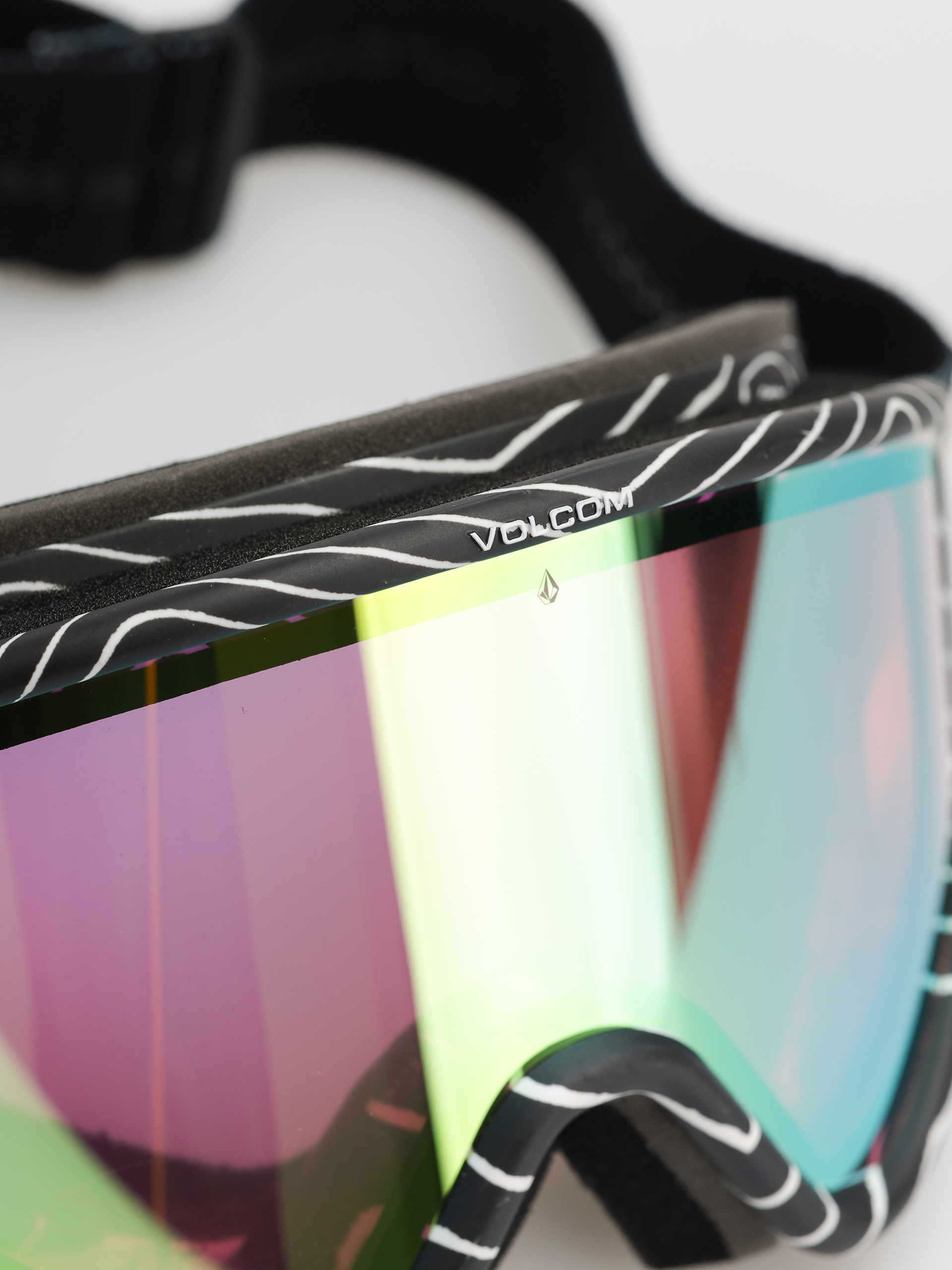 Ochelari pentru snowboard Volcom Yae (op art/gold chrome+bl rose)