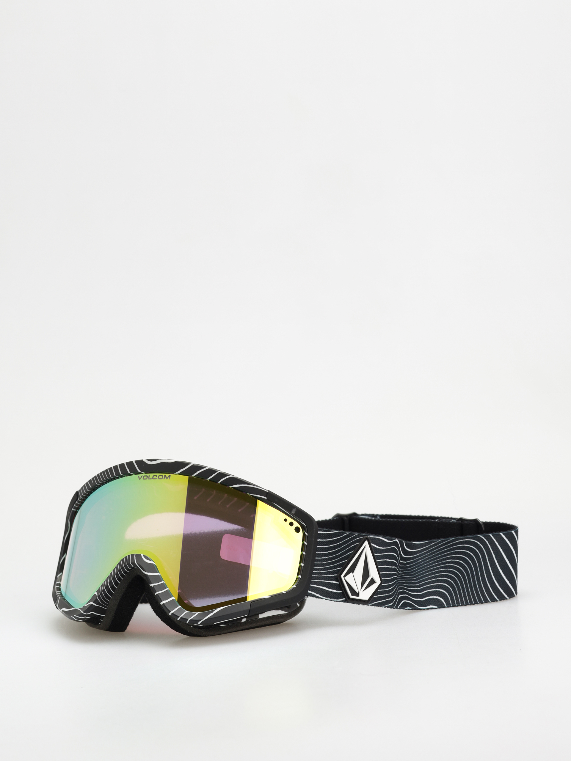 Ochelari pentru snowboard Volcom Attunga (op art/gold chrome+bl rose)