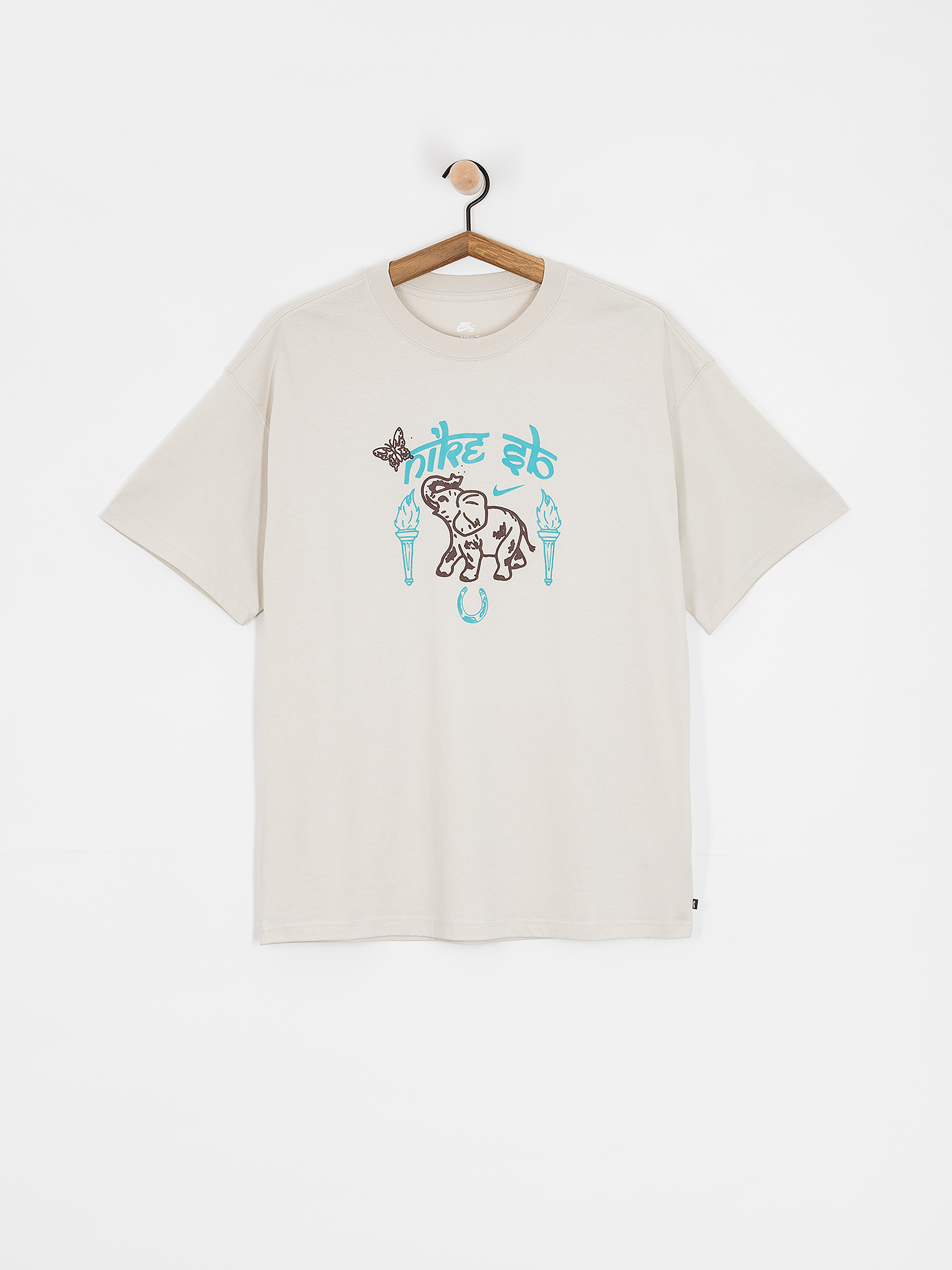 Tricou Nike SB Elephant (light bone)