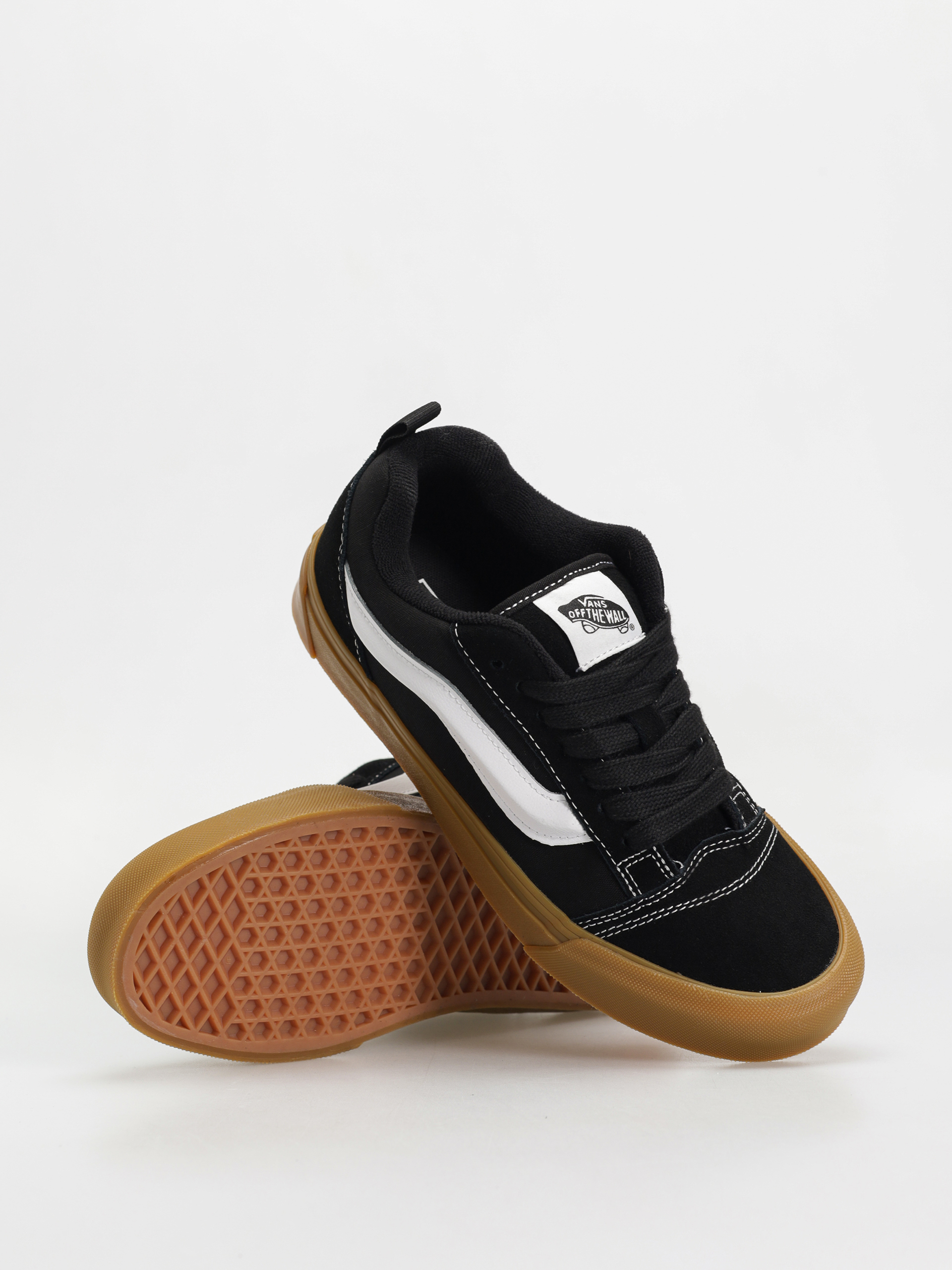 靴 VANS KNU SKOOL Pantofi Vans Knu Skool - maro (black/gum)