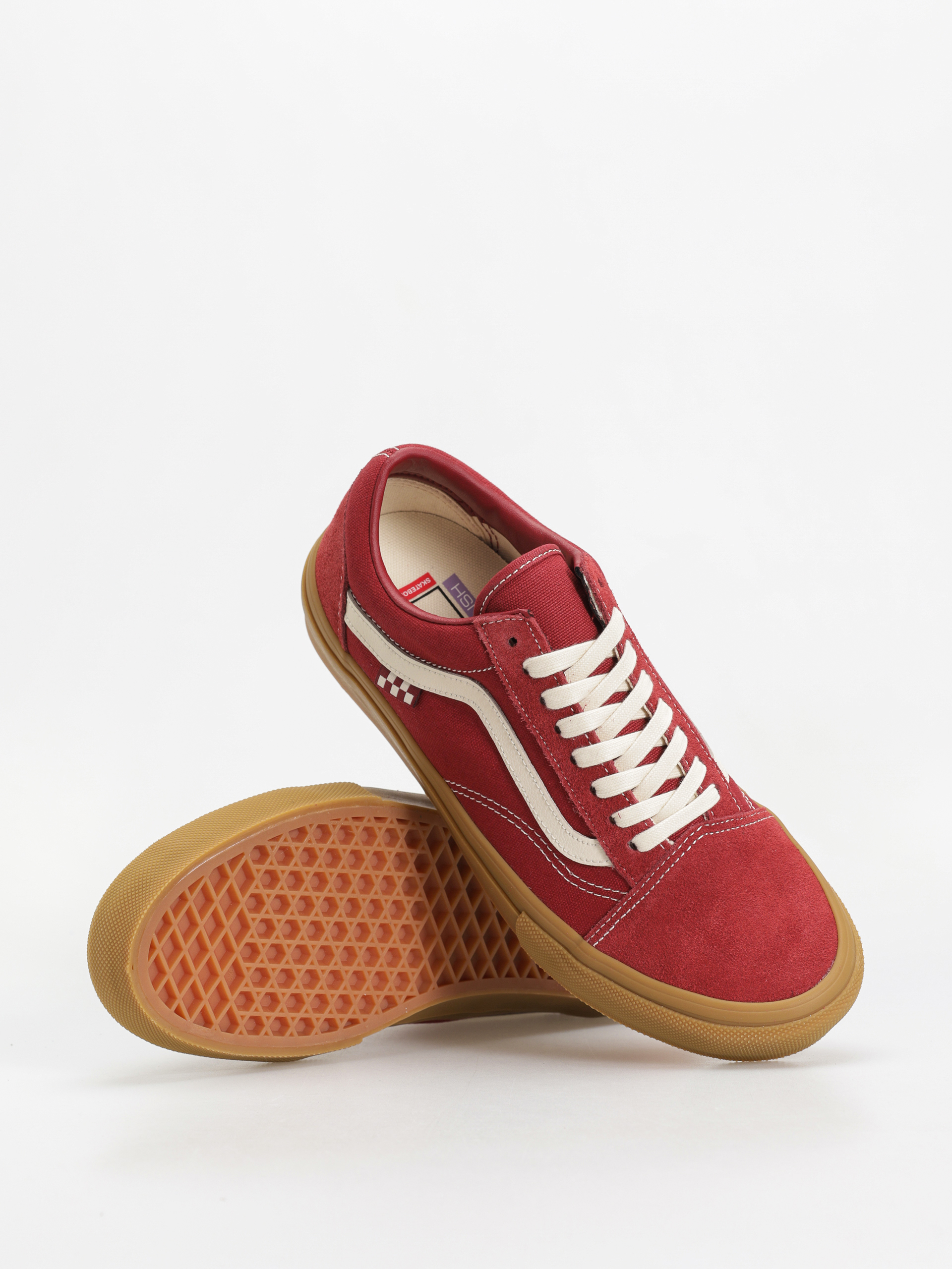 Pantofi Vans Skate Old Skool (red/gum)