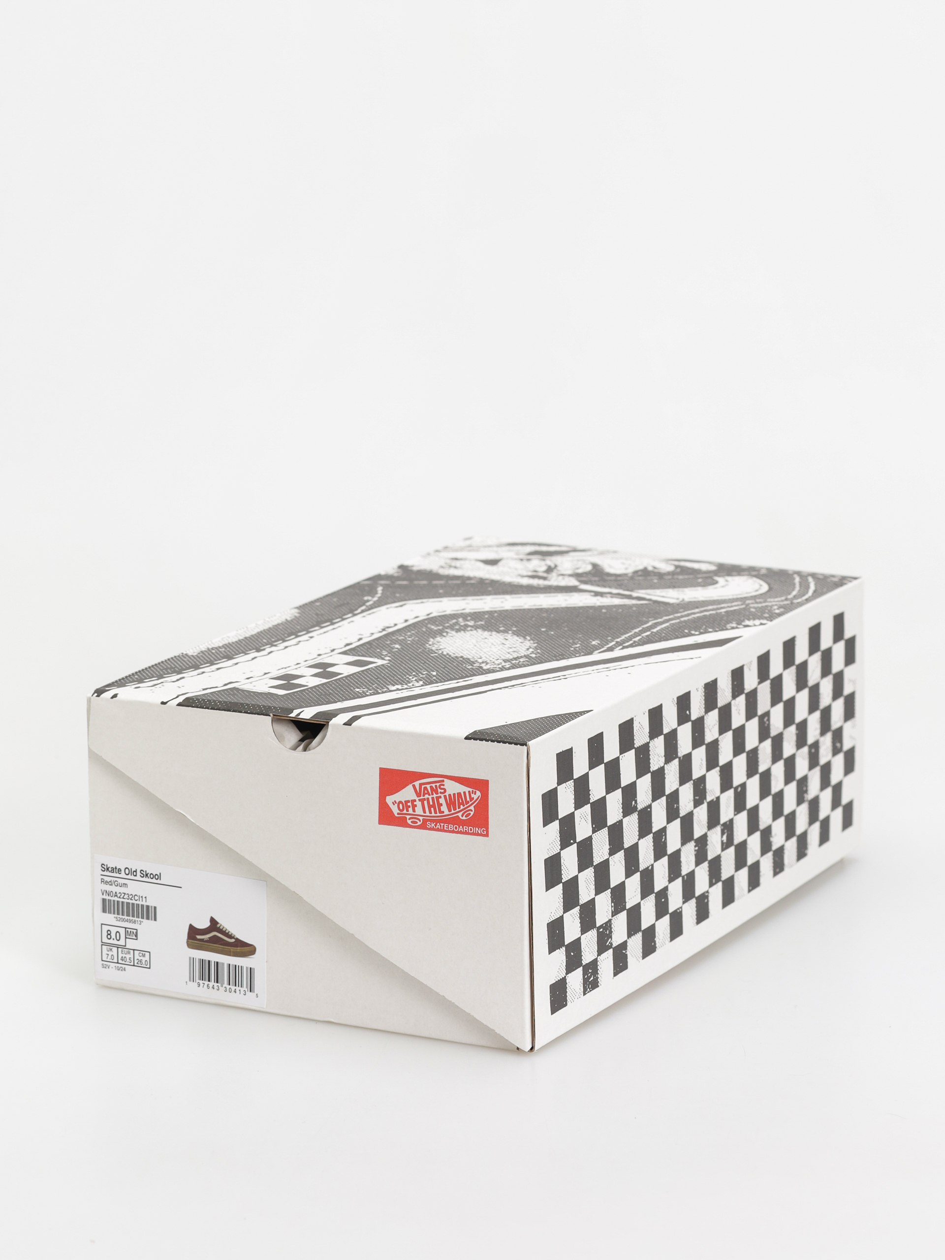 Pantofi Vans Skate Old Skool (red/gum)