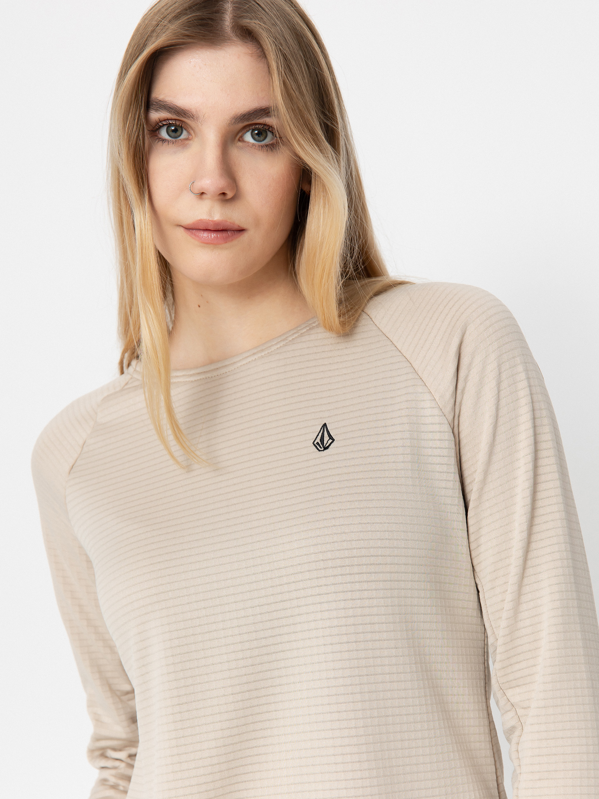 Pentru femei Hanorac termic Volcom Gridlock Crew (stone)