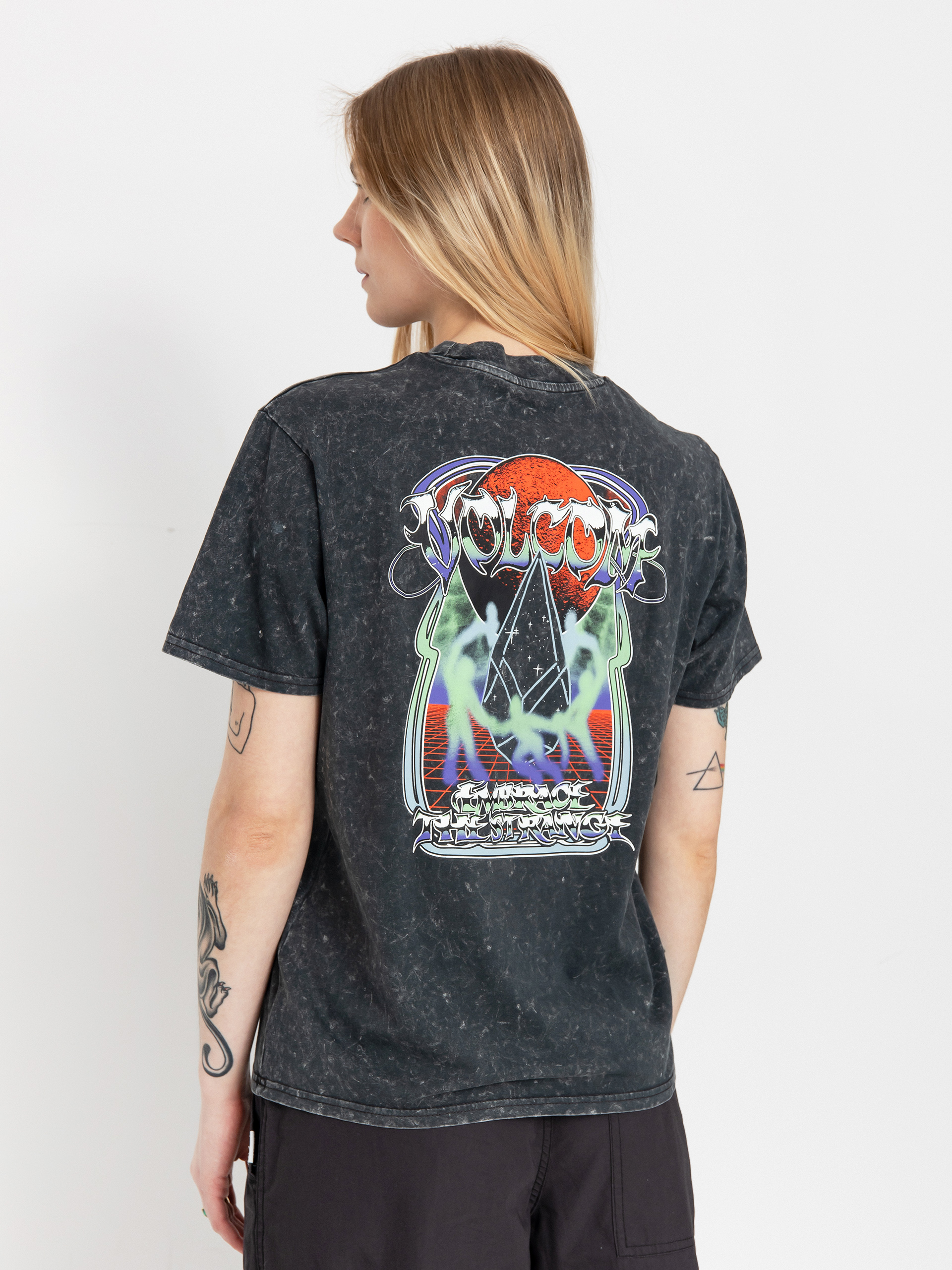 Tricou Volcom Planetary Wmn (vintage black)