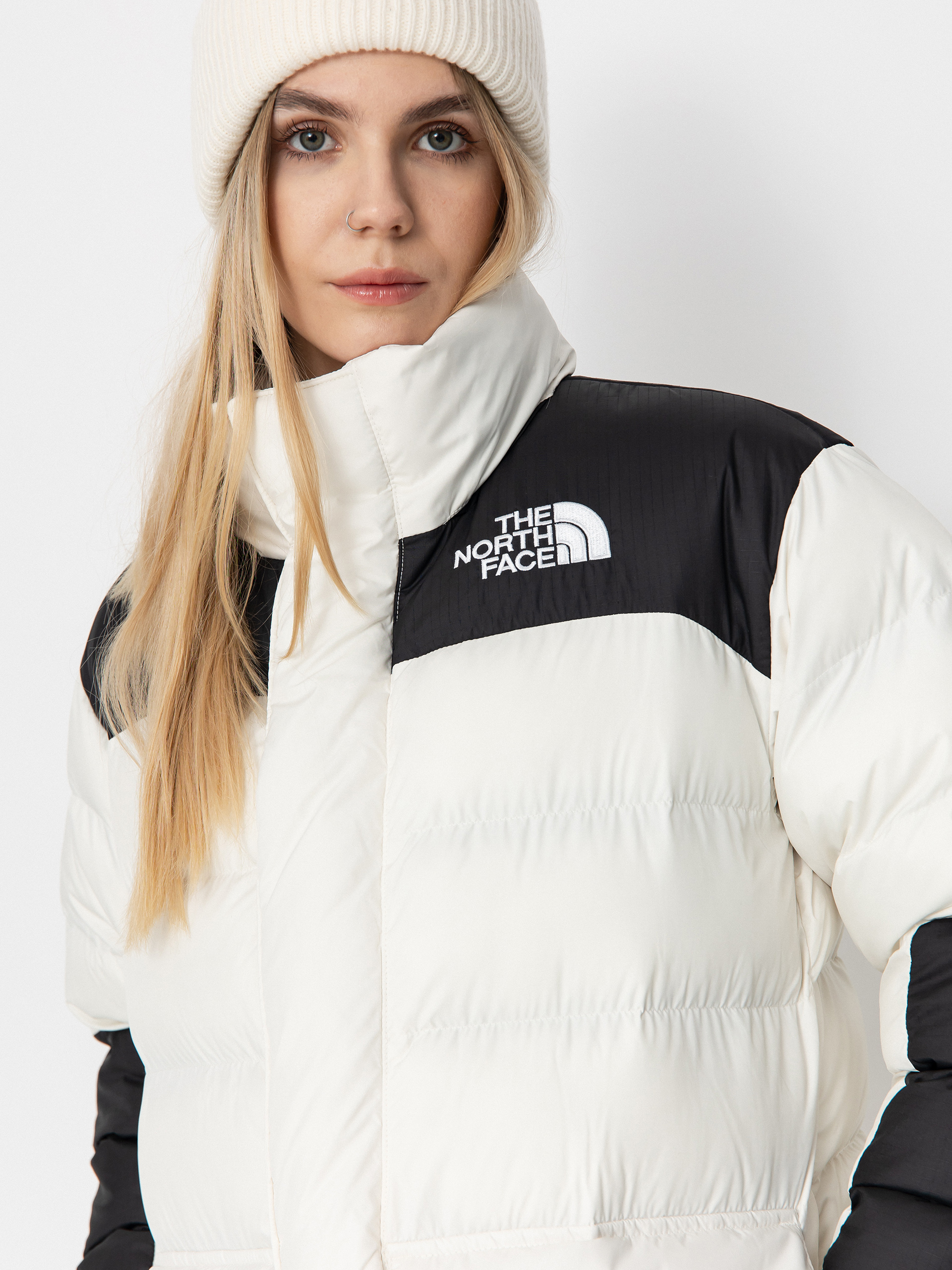 Geacă The North Face Limbara Insulated Wmn - alb (white dune)