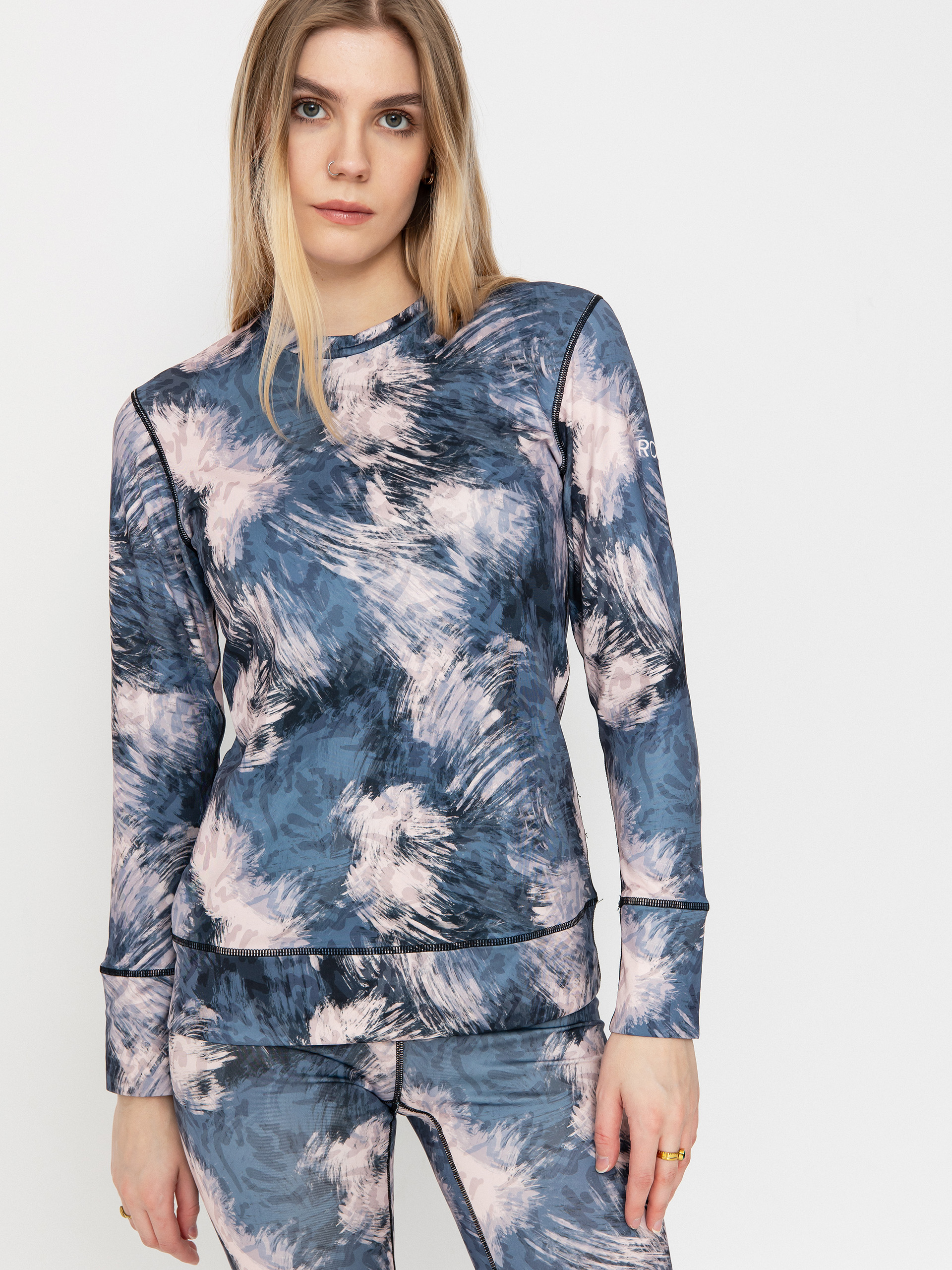 Pentru femei Tricou termic Roxy Daybreak Brushed (darknight)