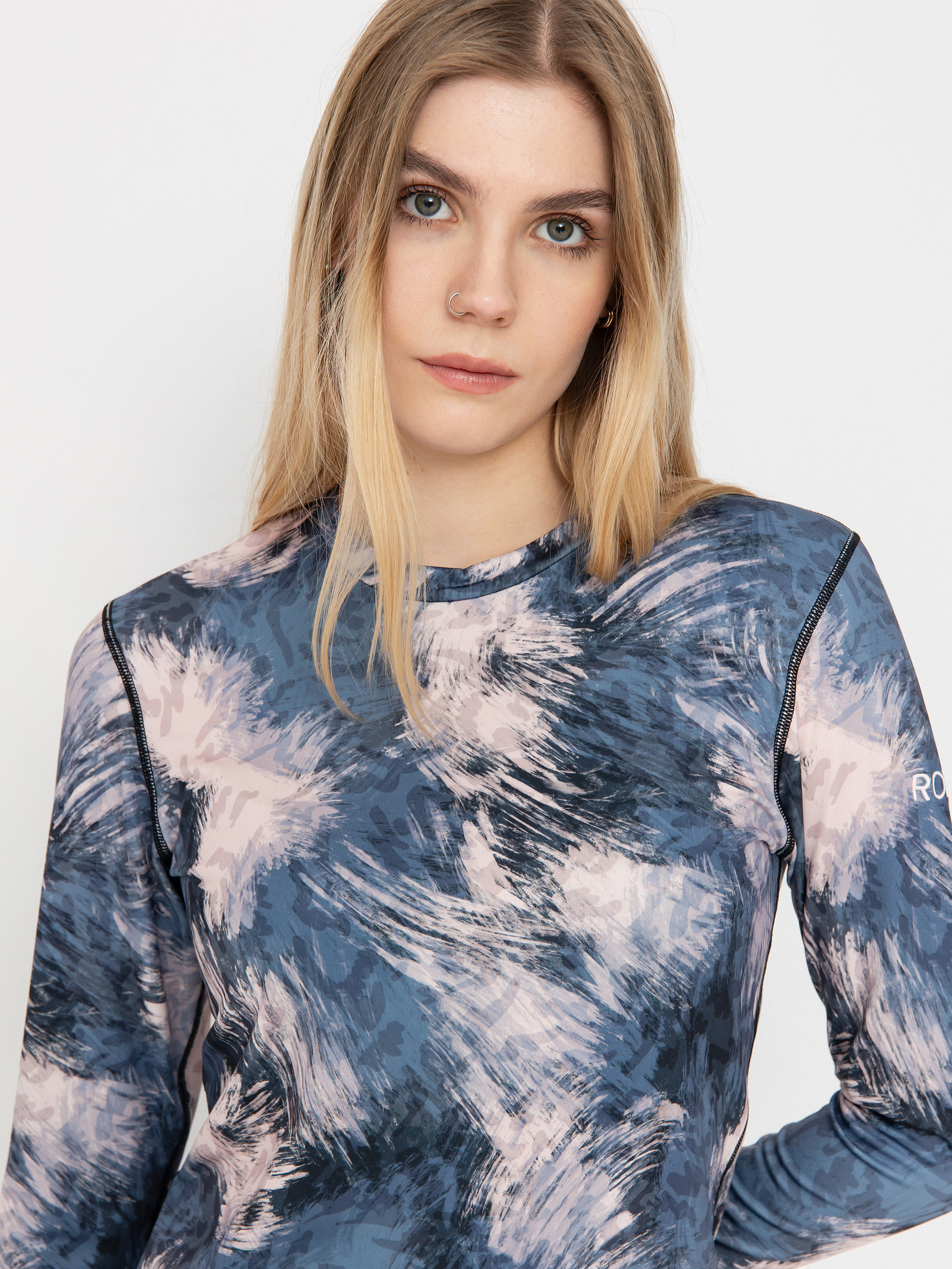 Pentru femei Tricou termic Roxy Daybreak Brushed (darknight)