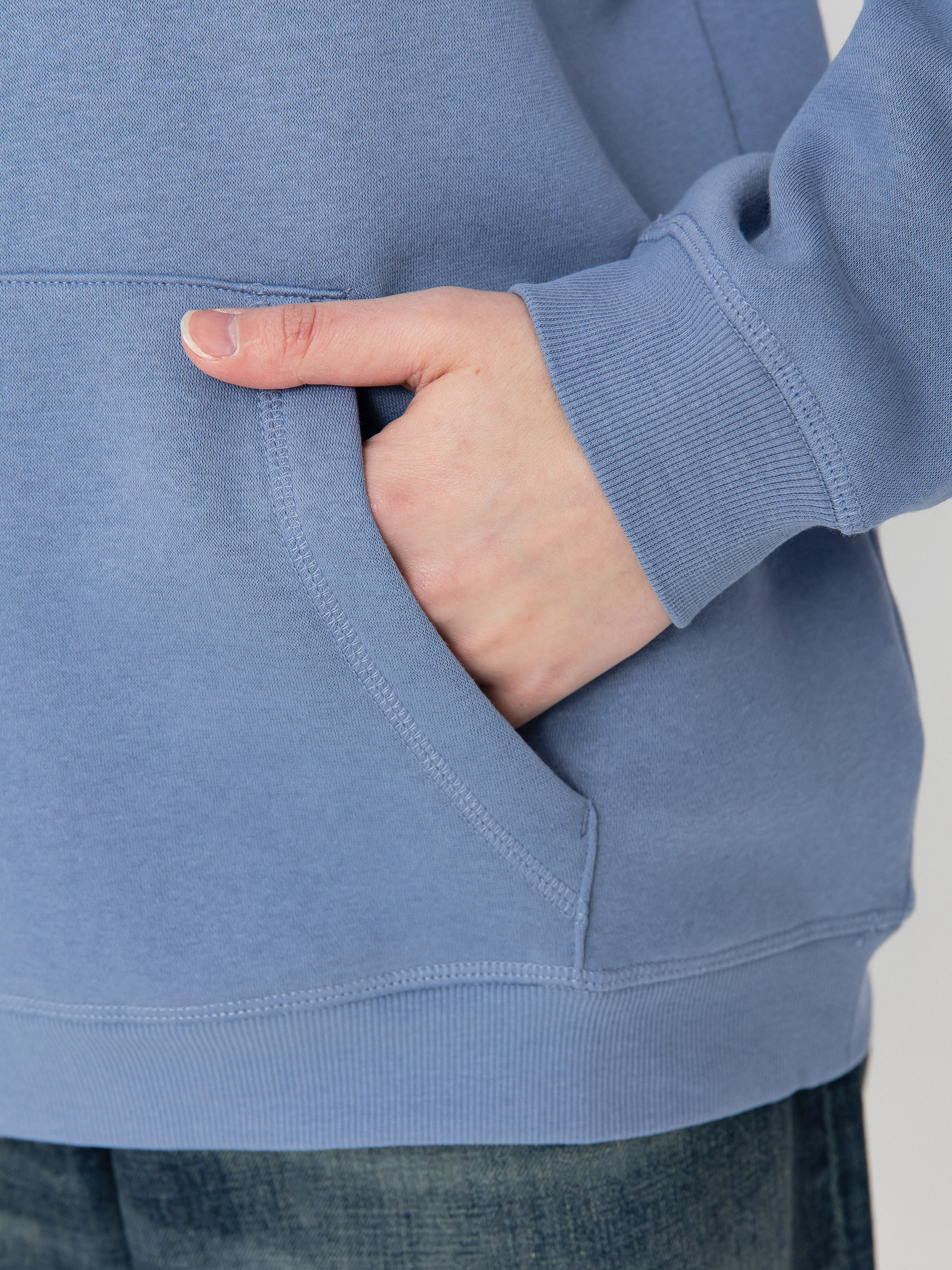 Hanorac cu glugă Roxy Surf Stoked Brushed A HD Wmn (infinity blue)