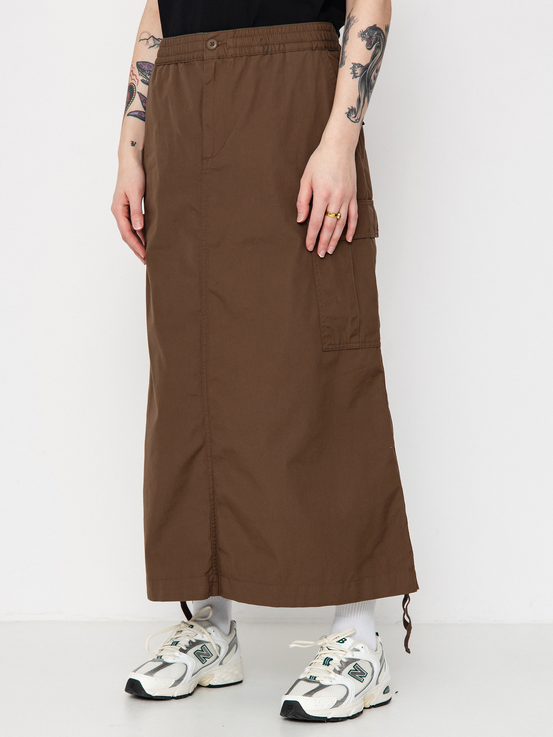 Fustă Carhartt WIP Cargo Long Wmn (chocolate)