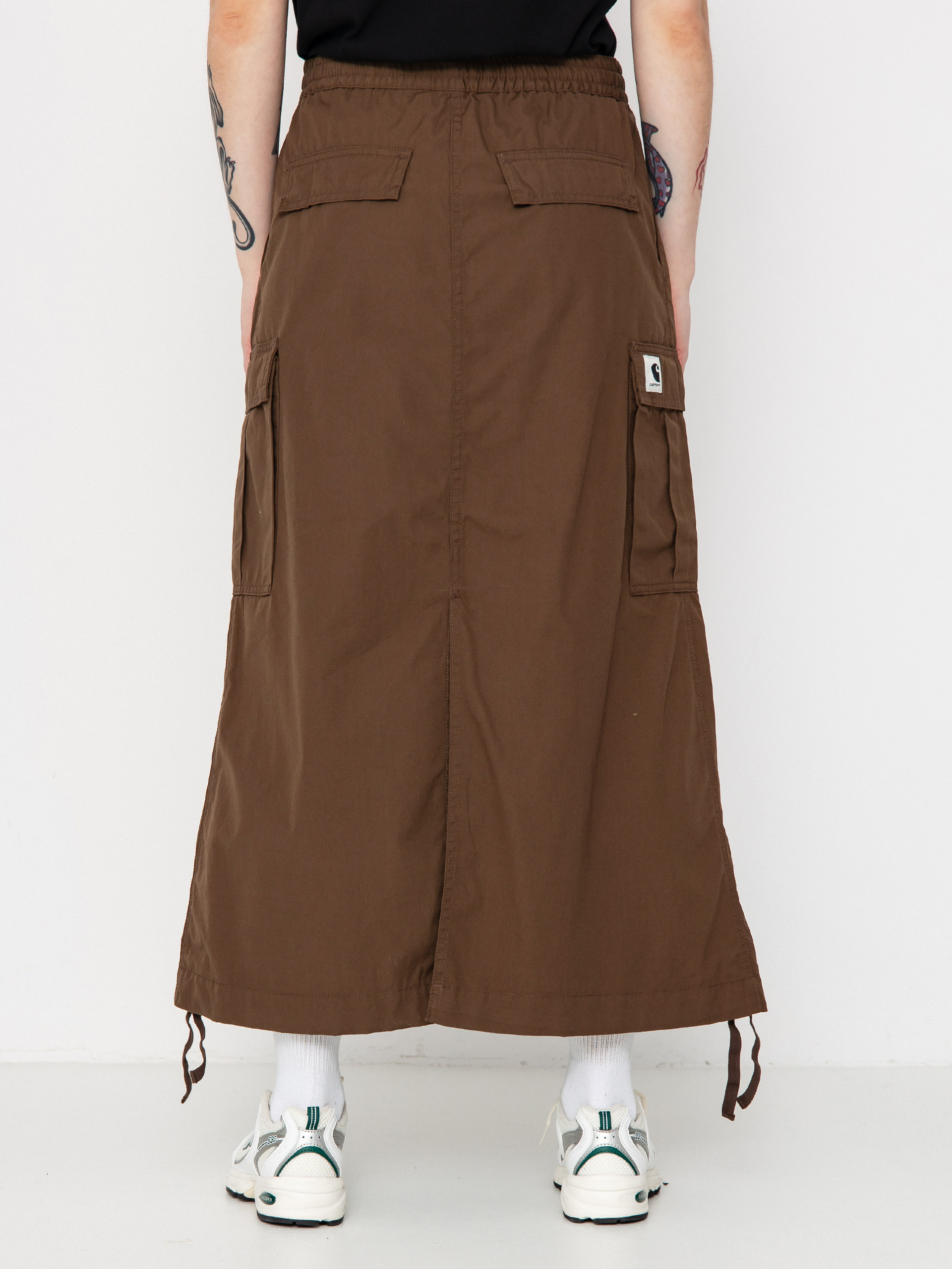 Fustă Carhartt WIP Cargo Long Wmn (chocolate)