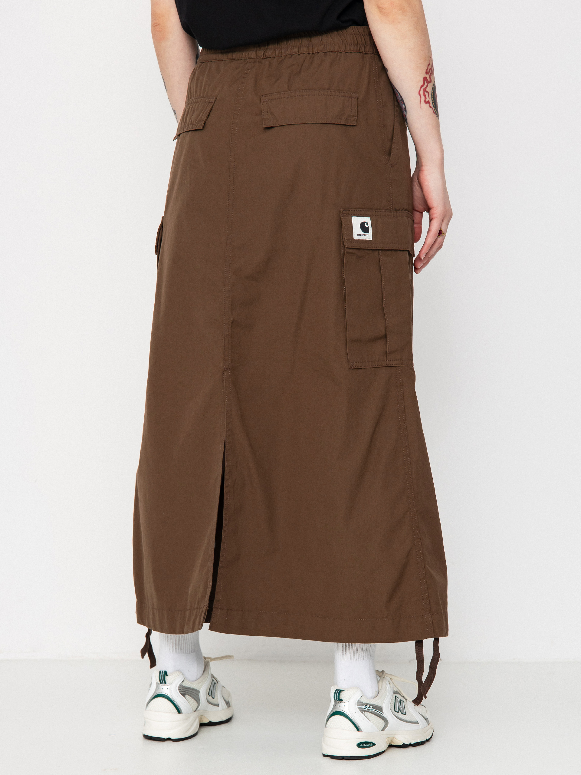 Fustă Carhartt WIP Cargo Long Wmn (chocolate)
