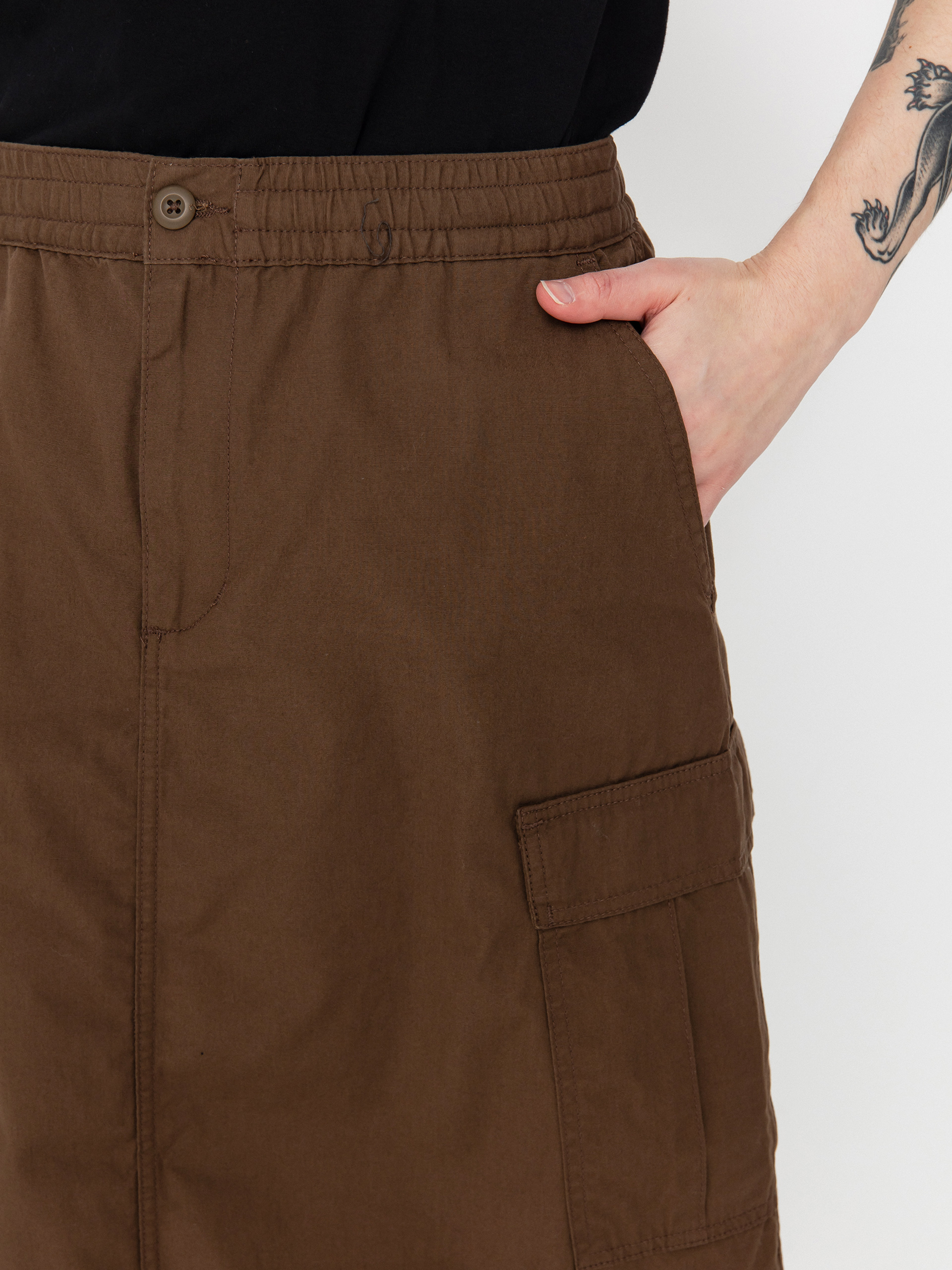 Fustă Carhartt WIP Cargo Long Wmn (chocolate)