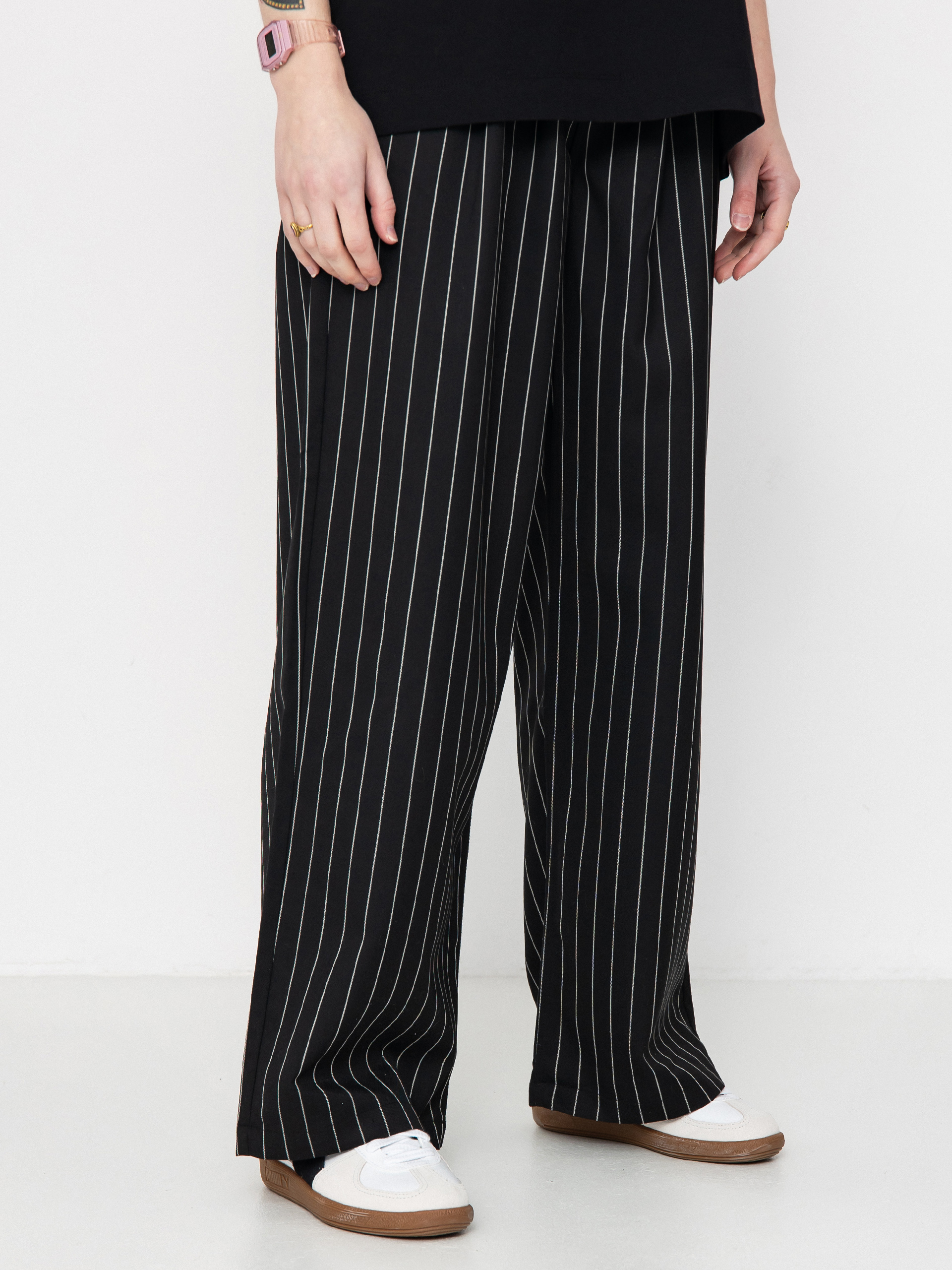 Pantaloni Carhartt WIP Seaton Wmn (seaton stripe black)