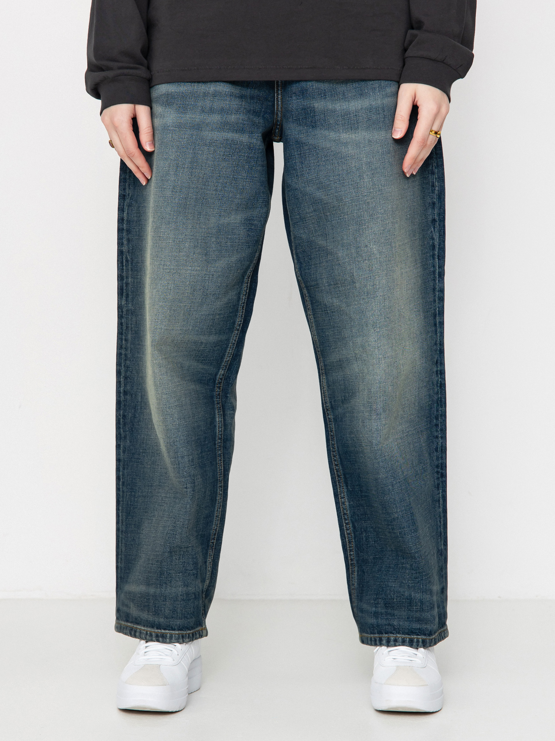 Pantaloni Carhartt WIP Brandon Wmn (blue)