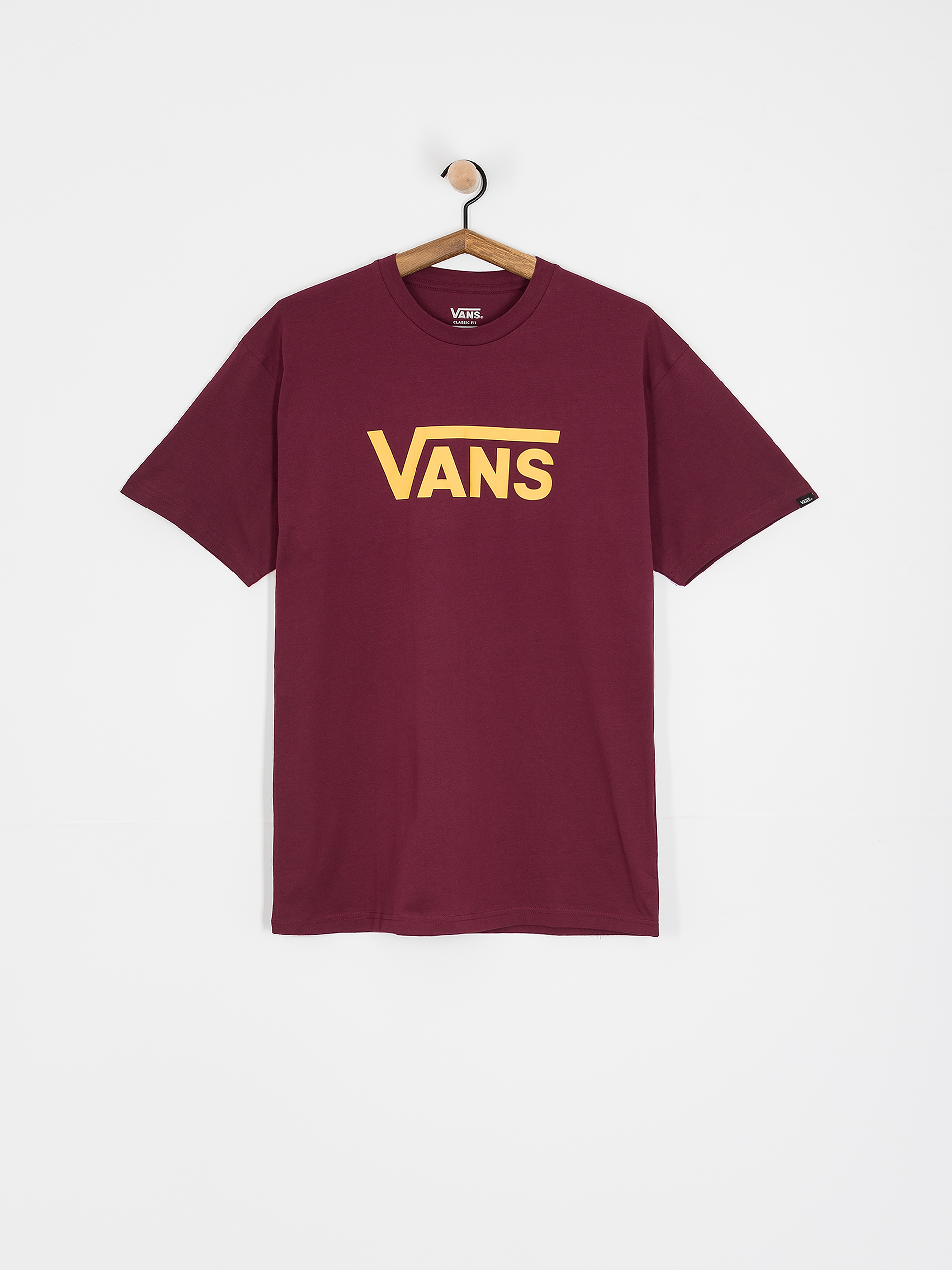 Tricou Vans Classic (burgundy/spicy mustard)