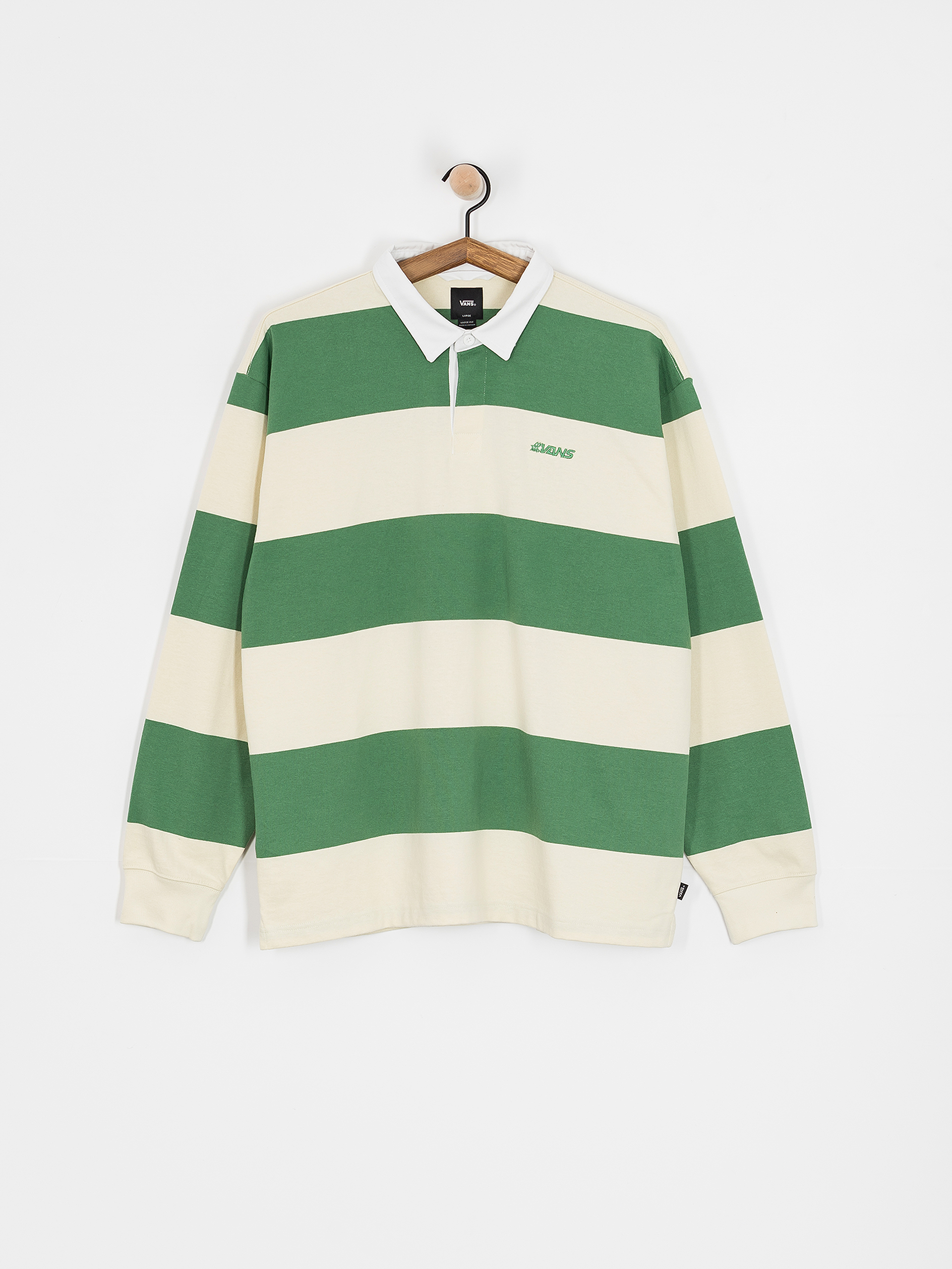 Longsleeve Vans Ward Stripe Rugby Knit (fairway/lemon icing)