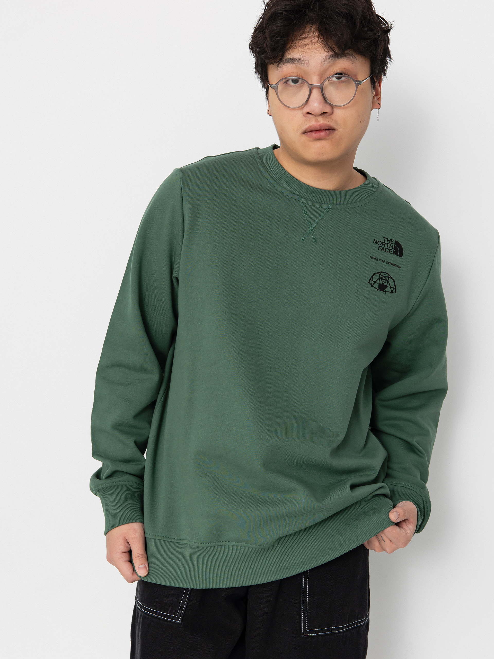 Hanorac The North Face Outdoor Graphic (duck green)