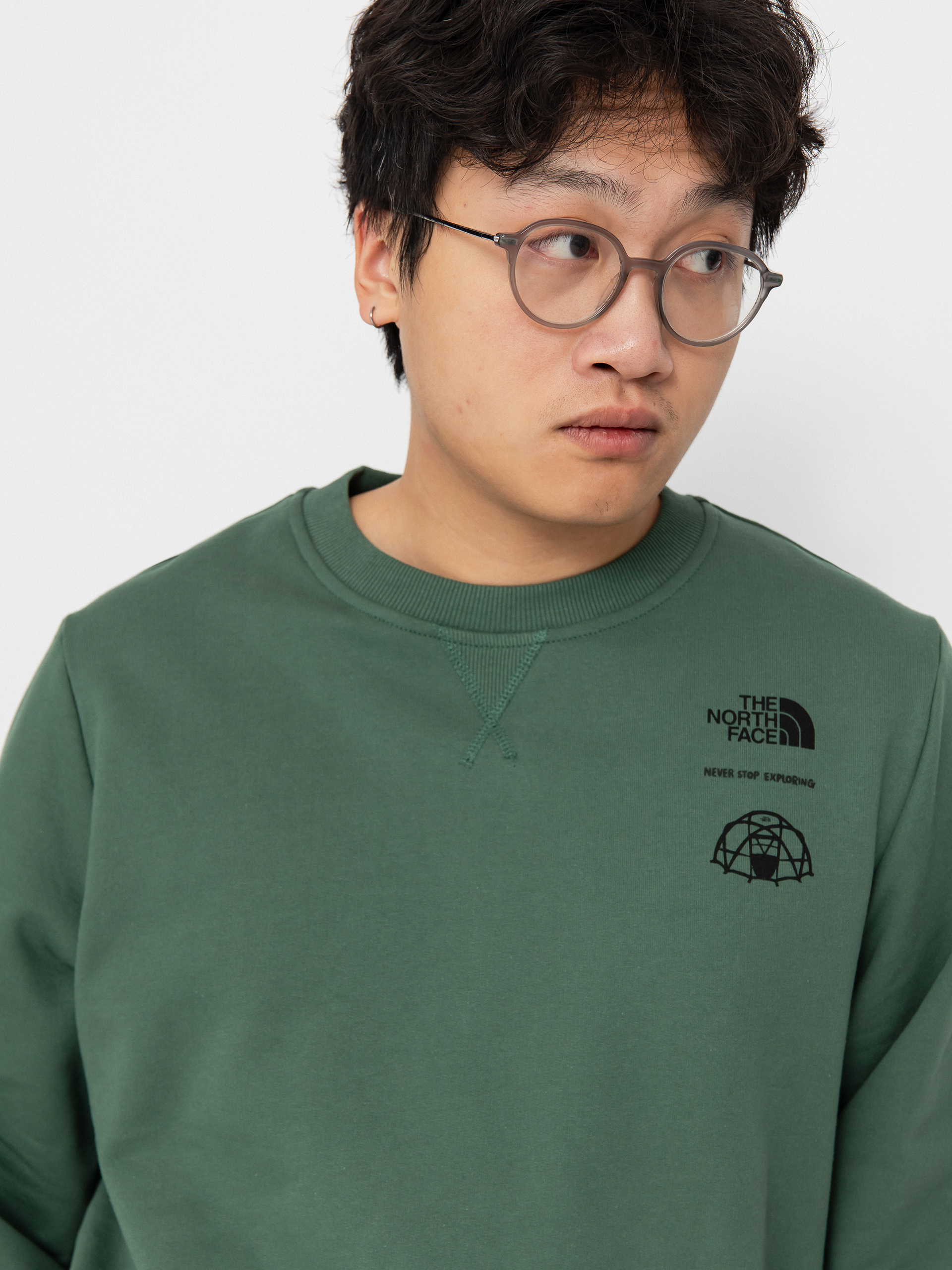 Hanorac The North Face Outdoor Graphic (duck green)