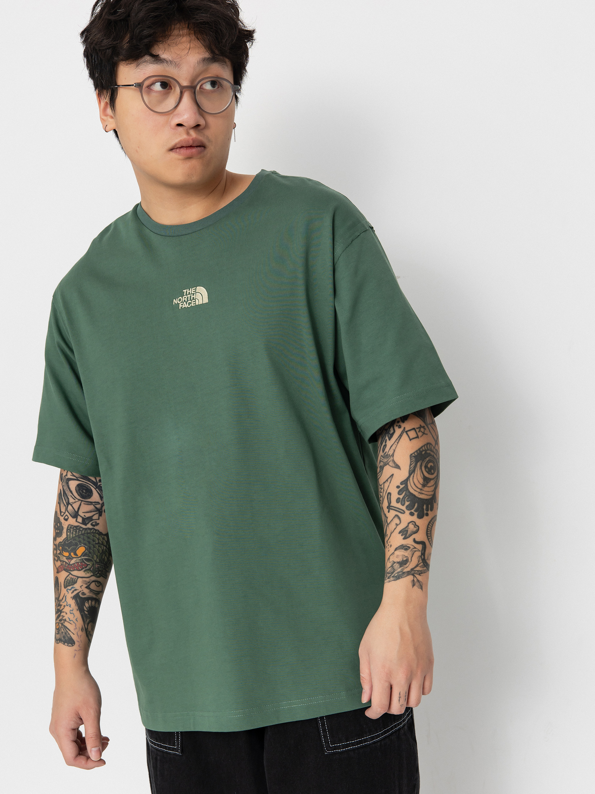 Tricou The North Face Heritage Graphic Relaxed (duck green)
