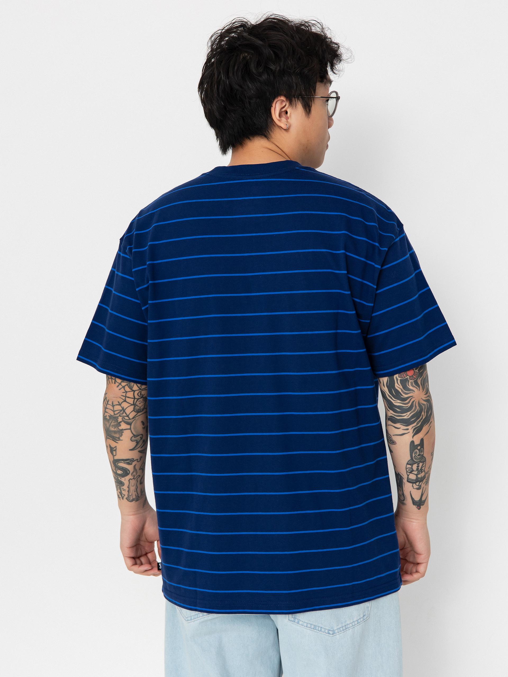 Tricou Nike SB Stripe (blue void)