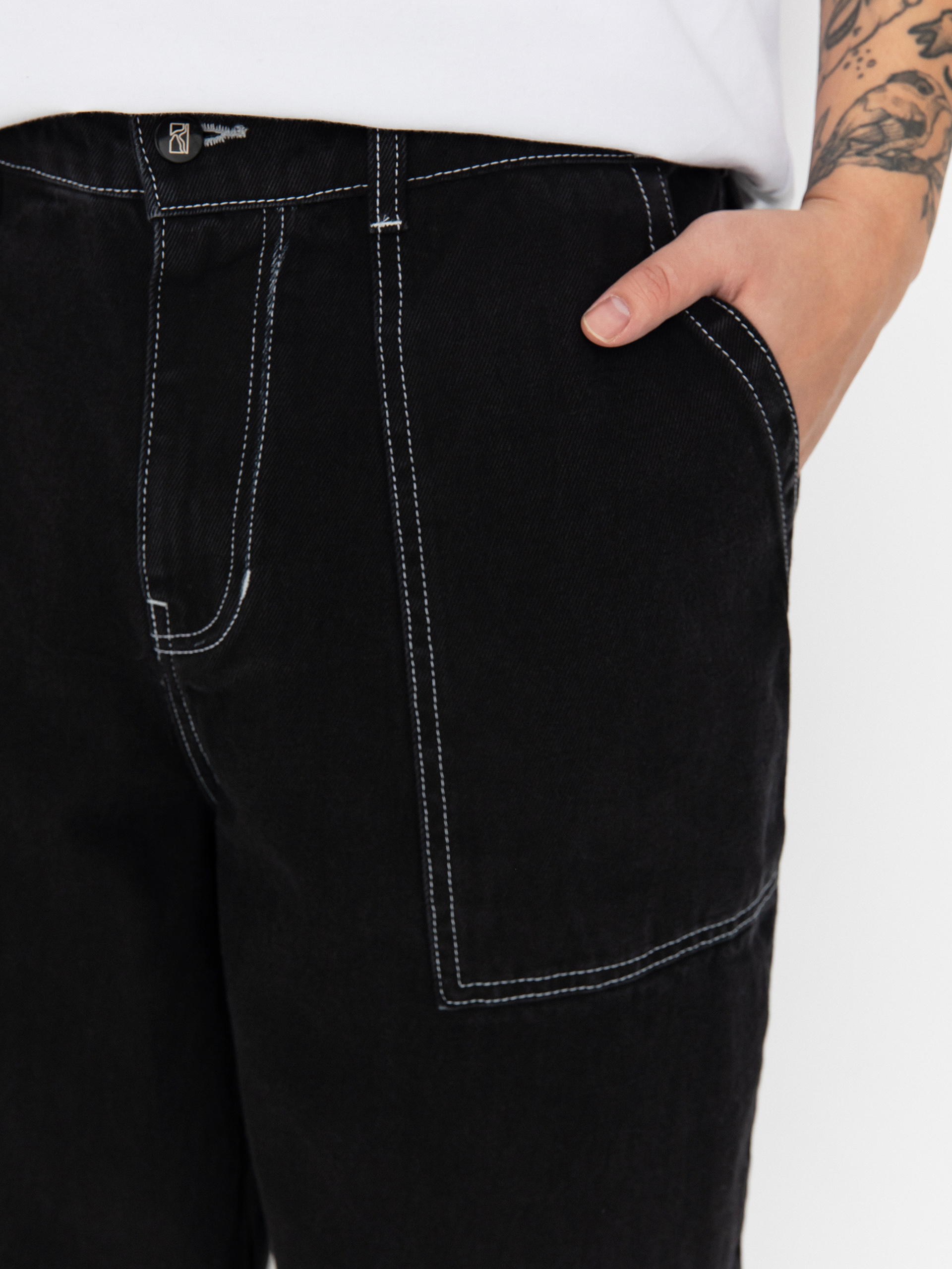 Pantaloni Poetic Collective Painters (stitching)