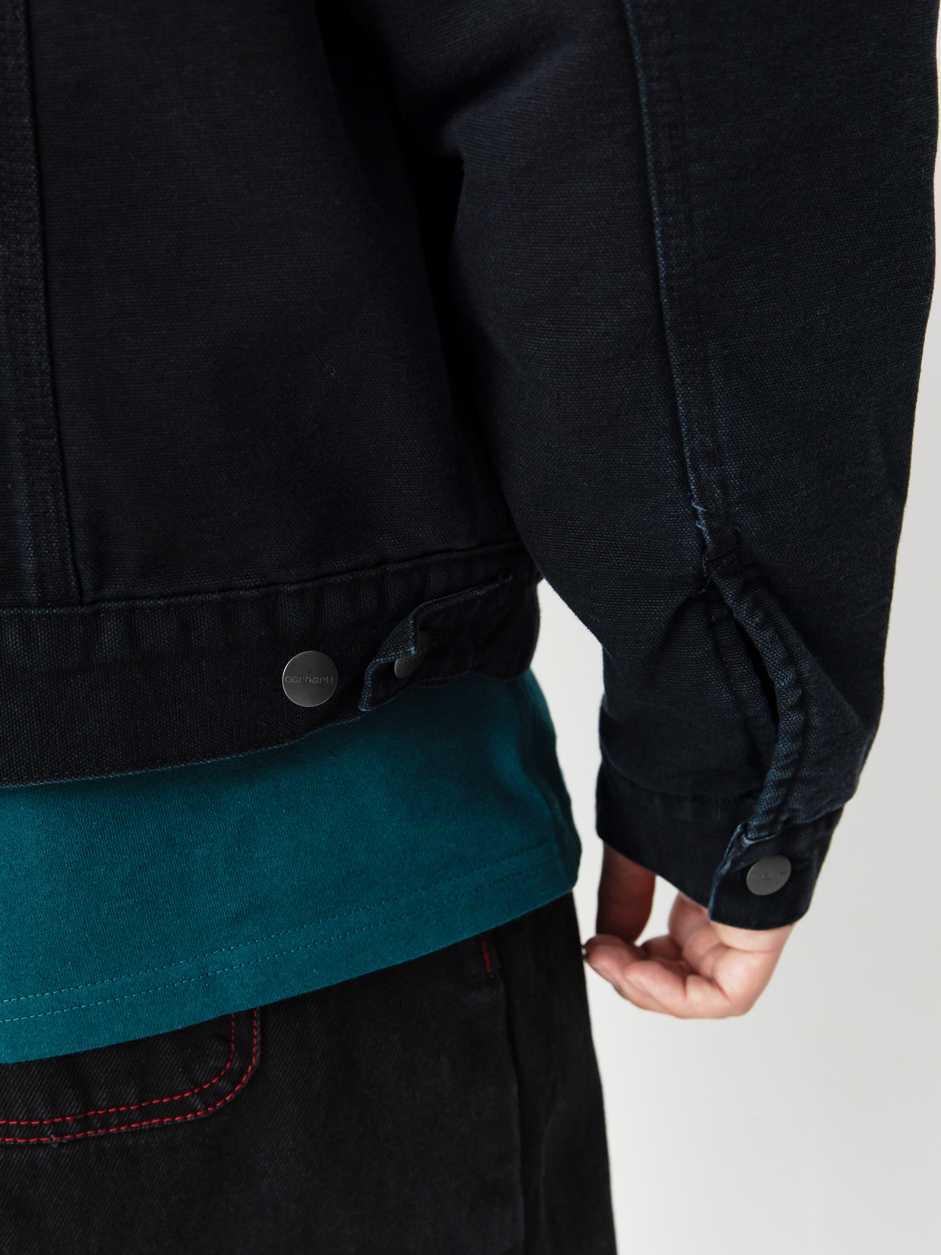 Geacă Carhartt WIP Dayton Trucker (black/black)