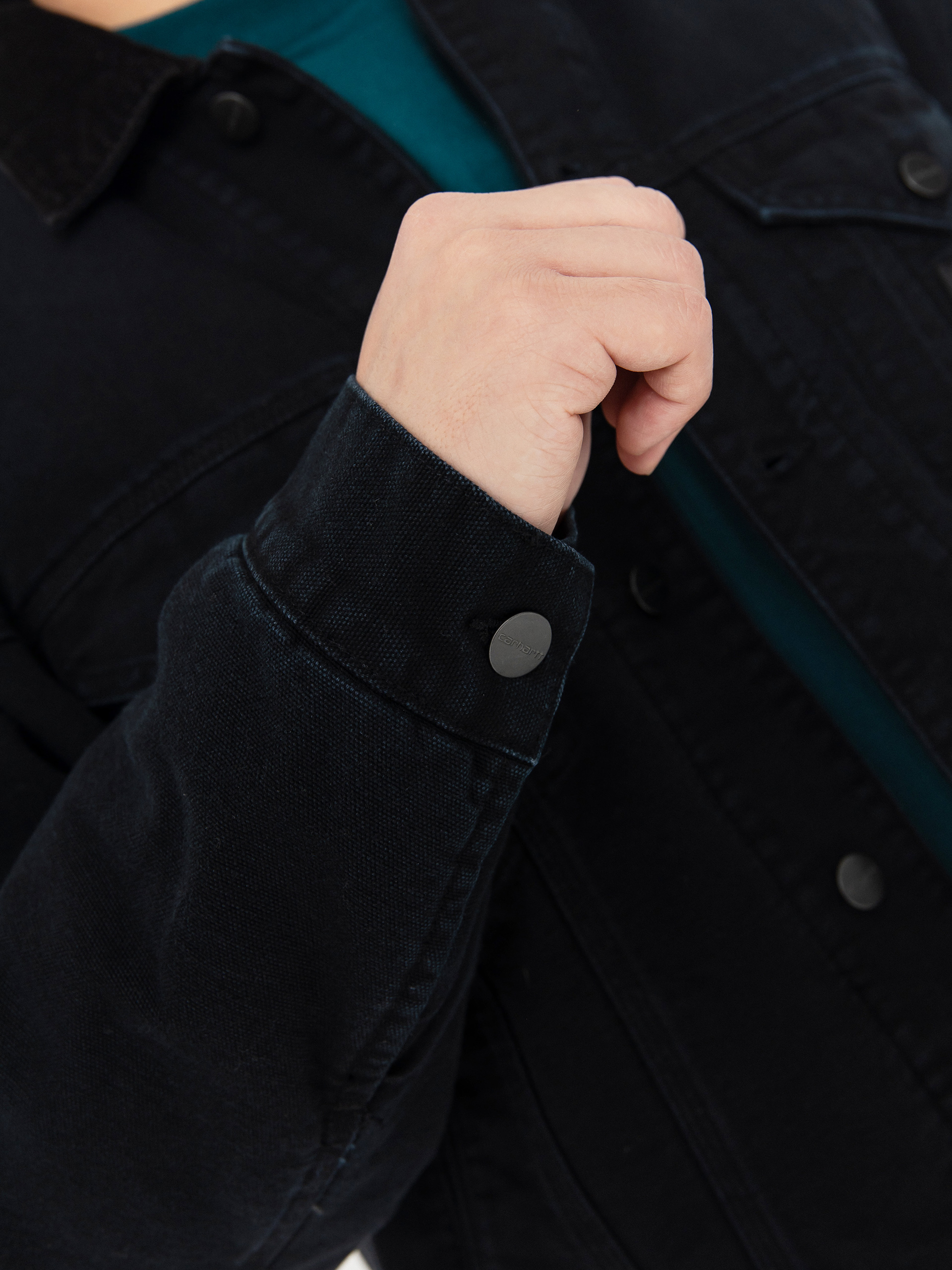 Geacă Carhartt WIP Dayton Trucker (black/black)