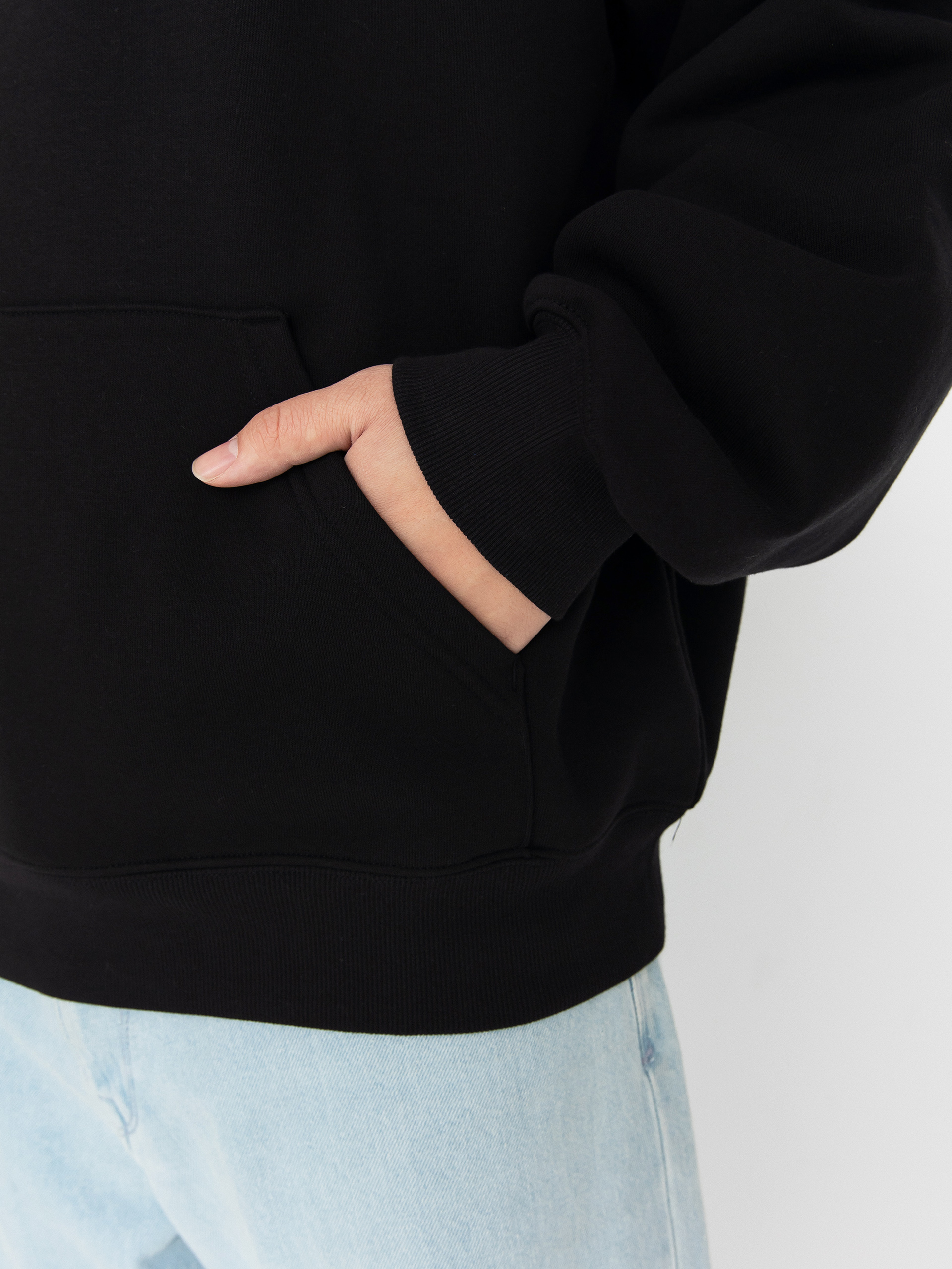 Hanorac cu glugă Carhartt WIP Greatest Hits HD (black/white)