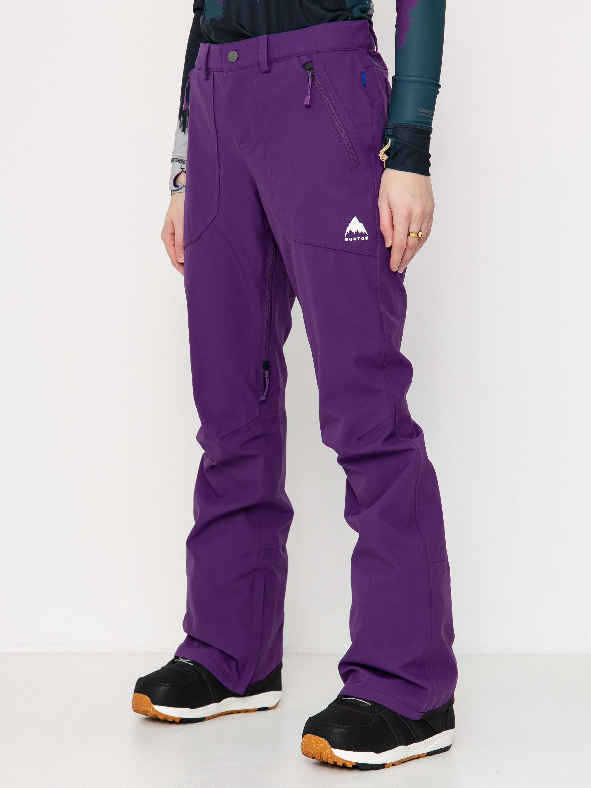 Pentru femei Pantaloni pentru snowboard Burton Vida Stretch (imperial purple)