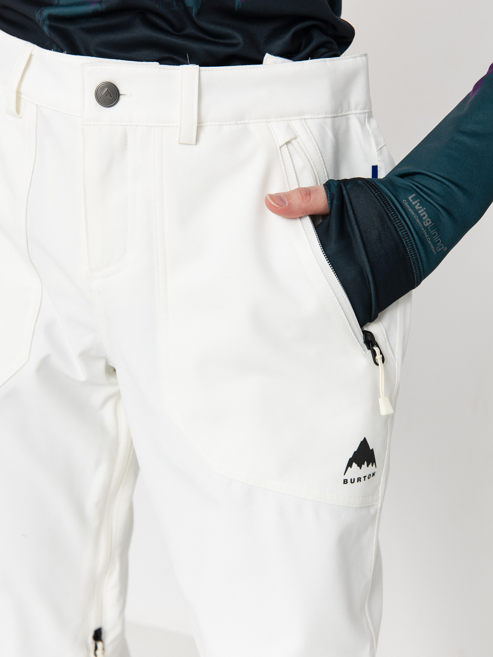 Pentru femei Pantaloni pentru snowboard Burton Vida Stretch (stout white)