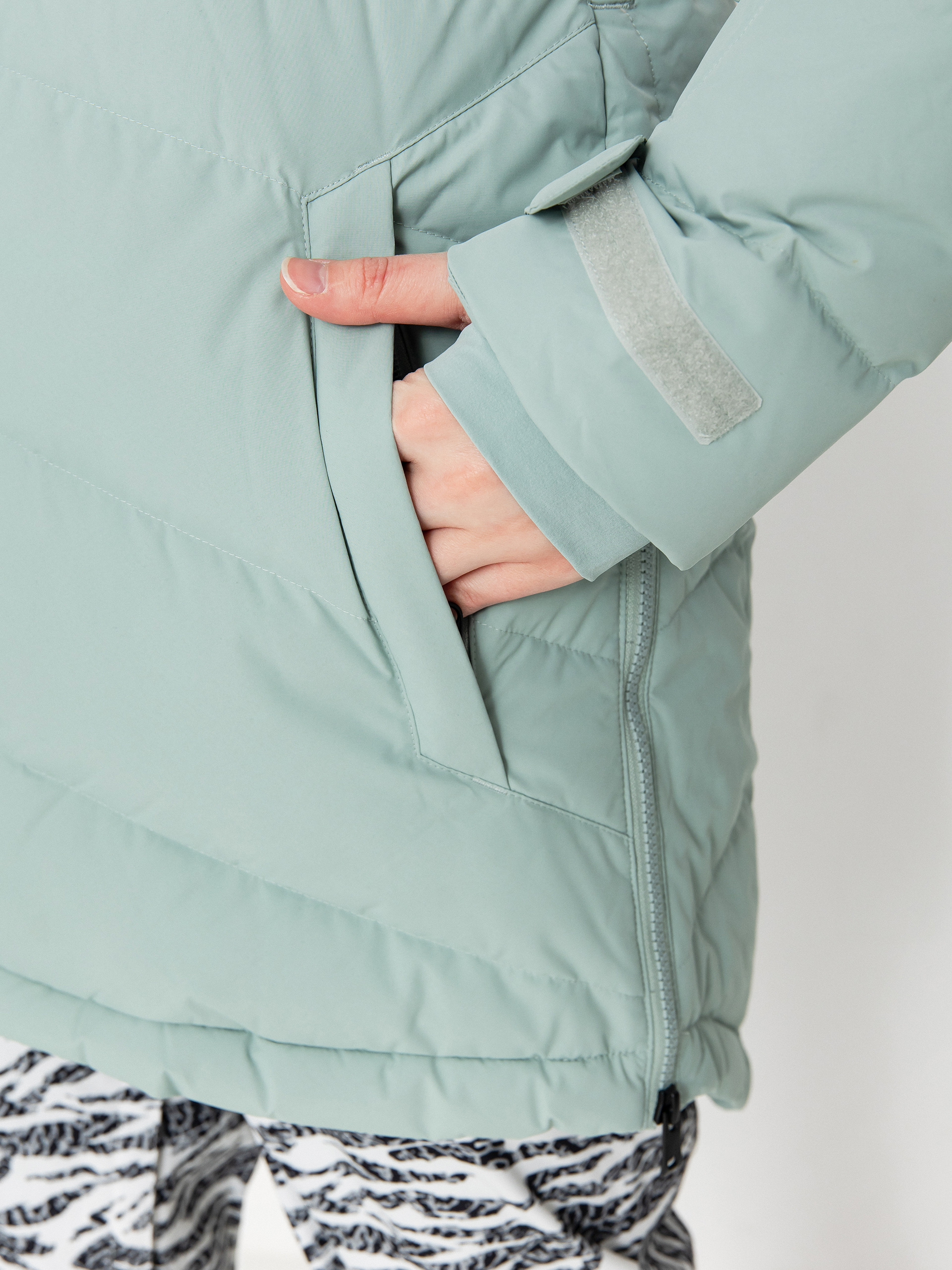 Pentru femei Geacă de snowboard Burton Loyil Down (petrol green)