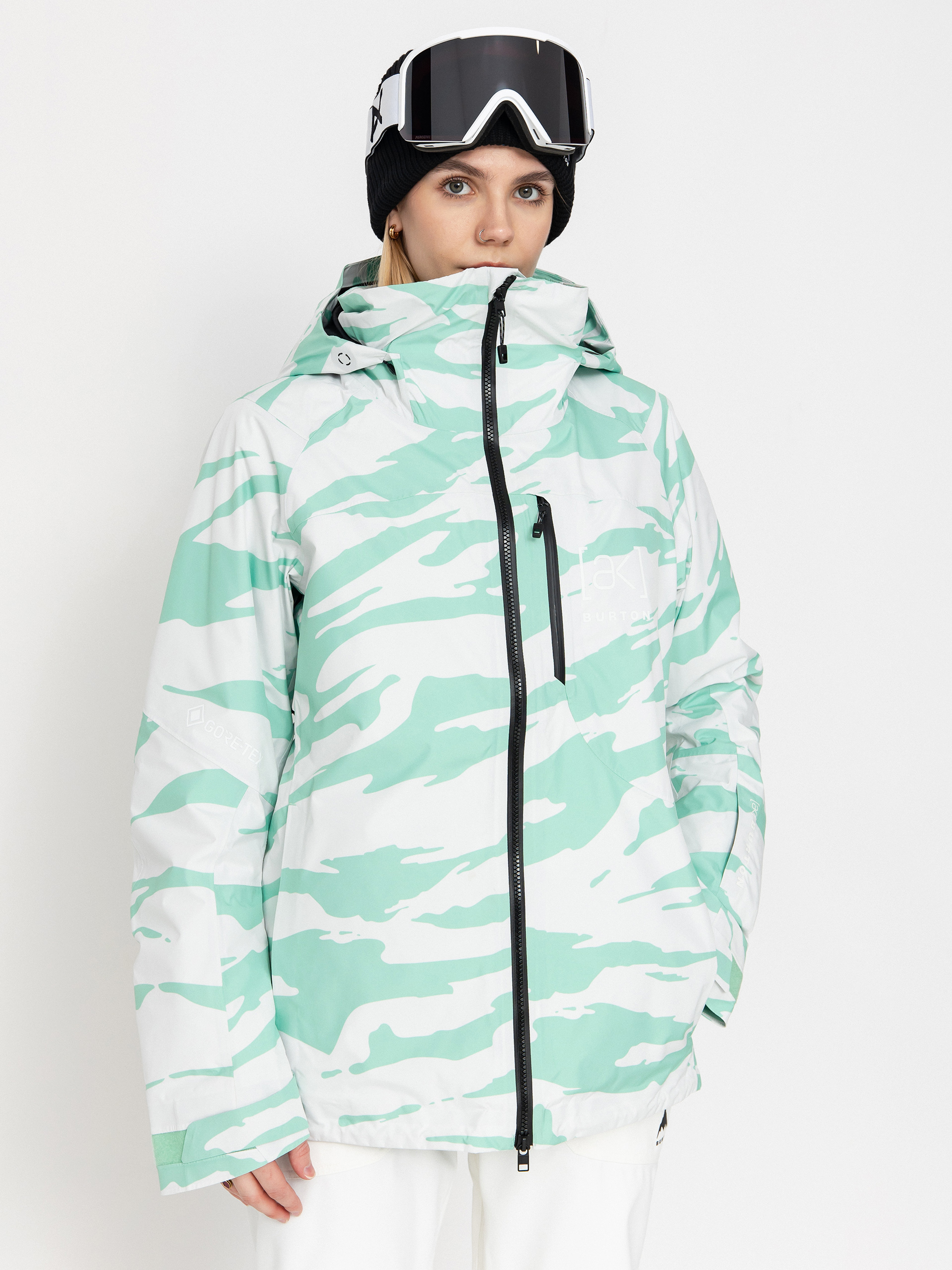 Pentru femei Geacă de snowboard Burton Ak Gore Tex Embark (oversized zebra)