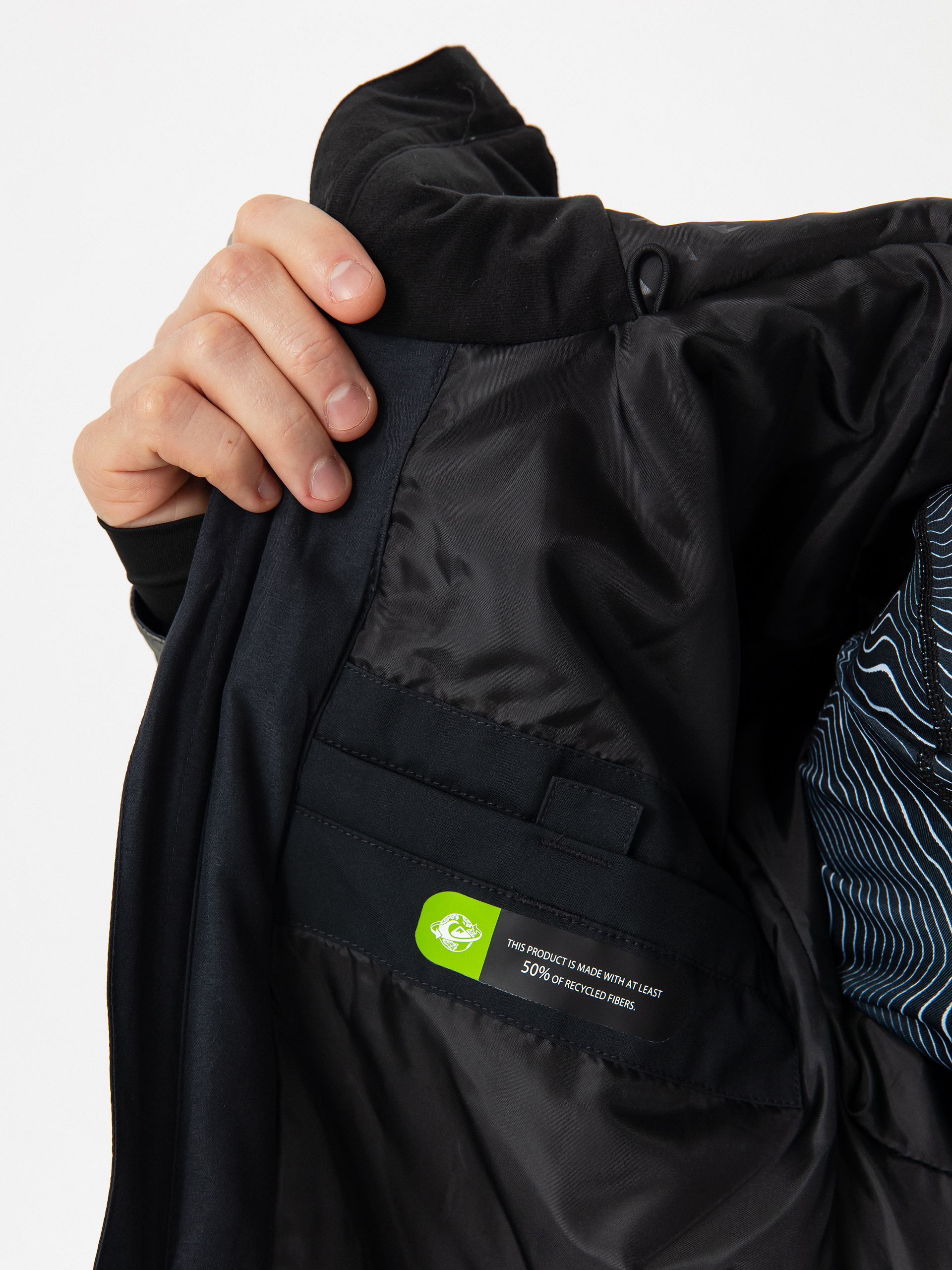 Pentru bărbați Geacă de snowboard Quiksilver Mission Printed Block (mountain spray cante)