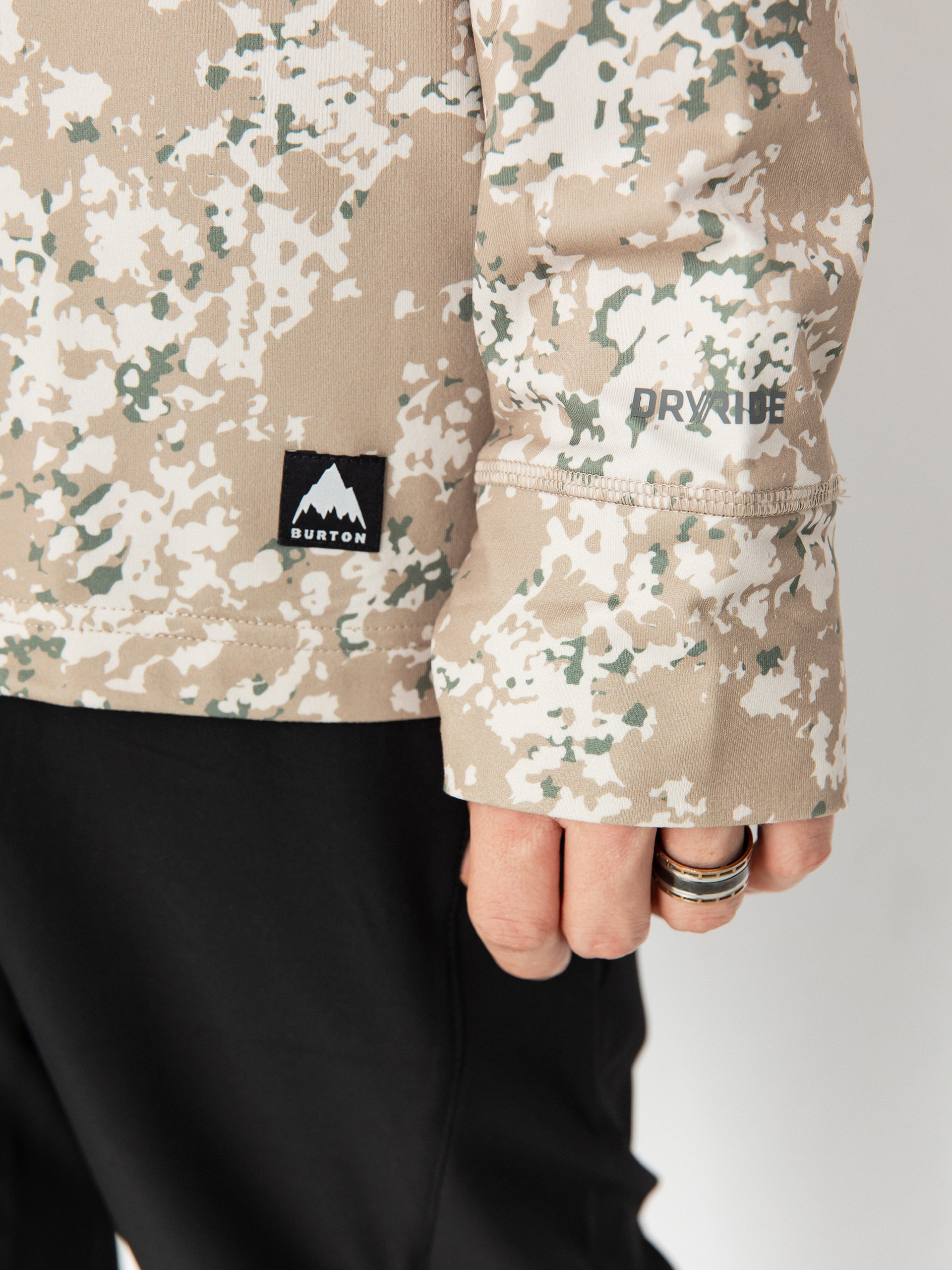 Longsleeve Burton Midweight Long Neck (snowfall camo)