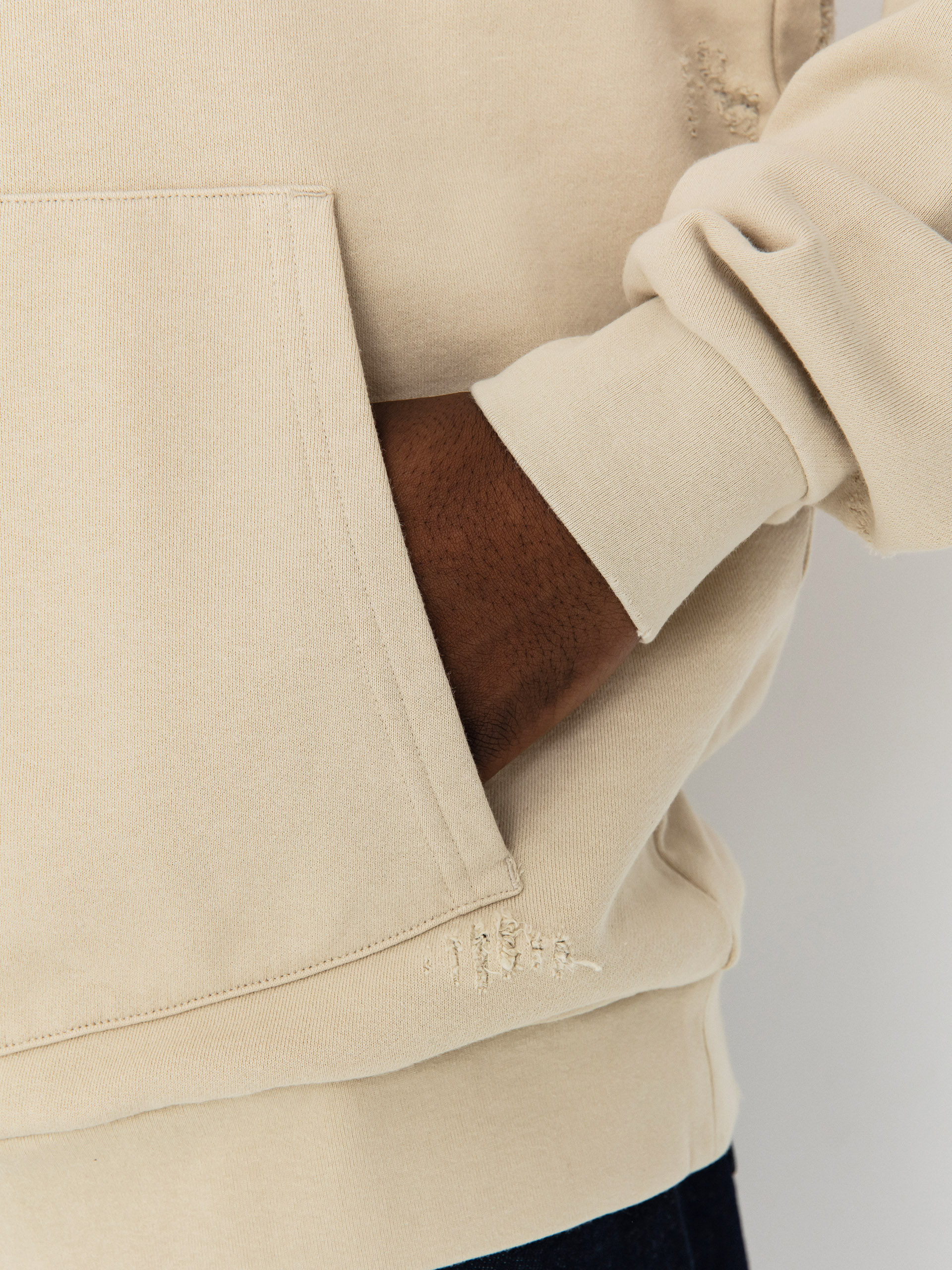 Hanorac cu glugă RipNDip Script HD (khaki)