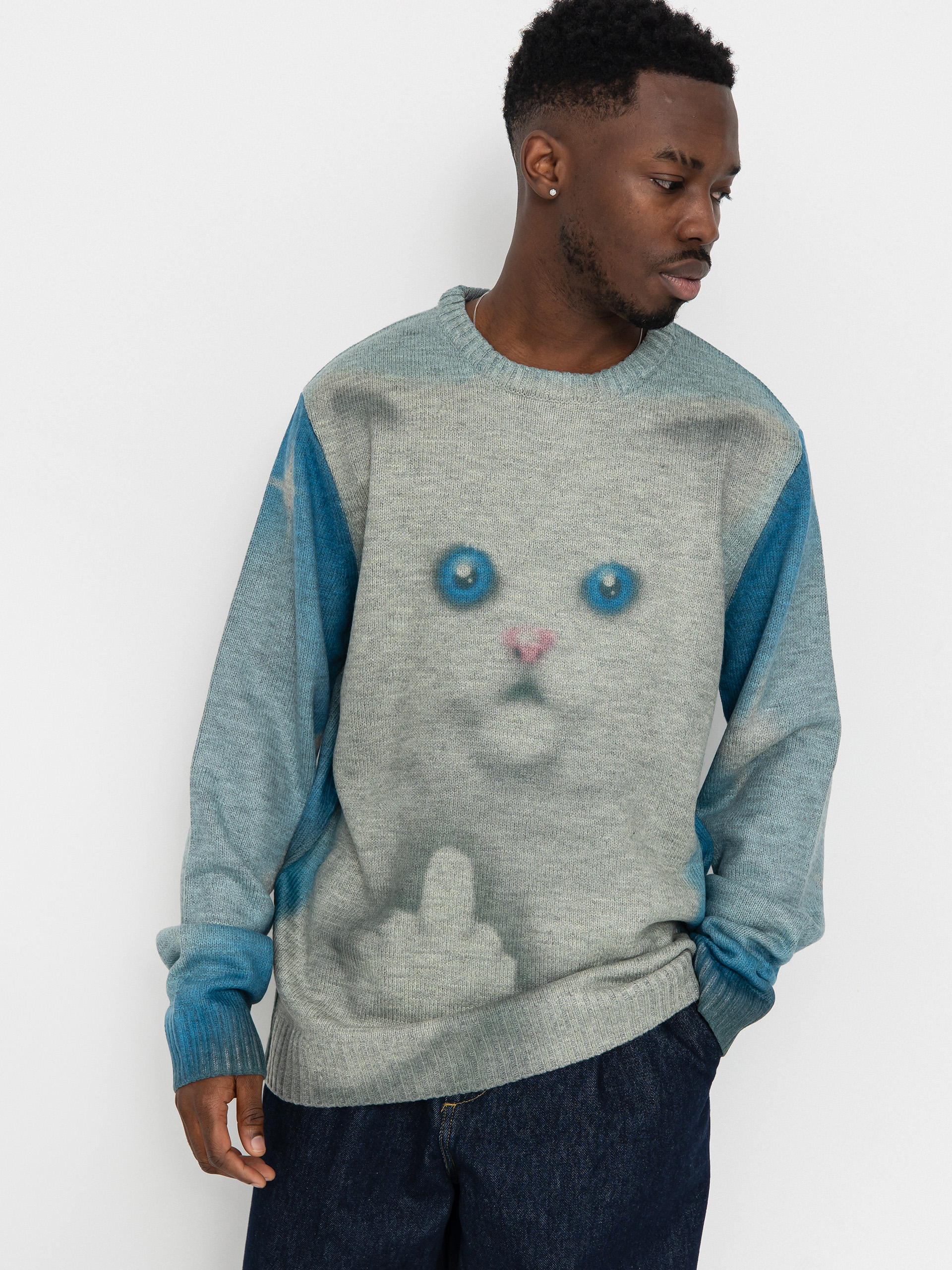Pulover RipNDip Sprinkles Knit (black/blue)