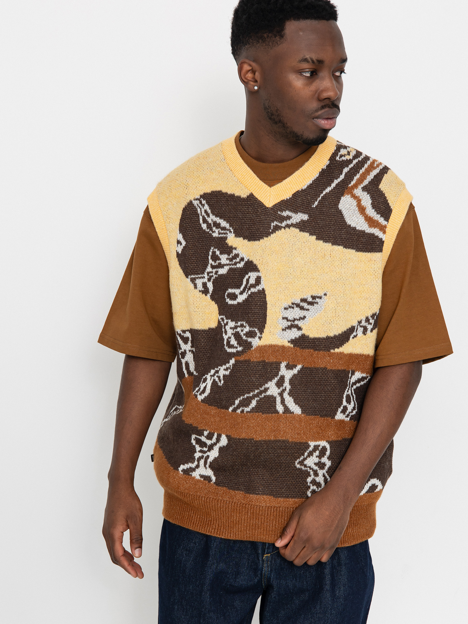 Vestu0103 Nike SB SL Sweater Snake (celestial gold/lt british tan)