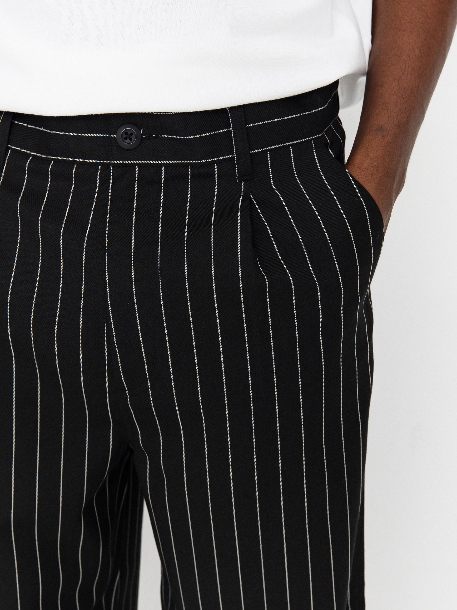 Pantaloni Carhartt WIP Seaton (seaton stripe black)