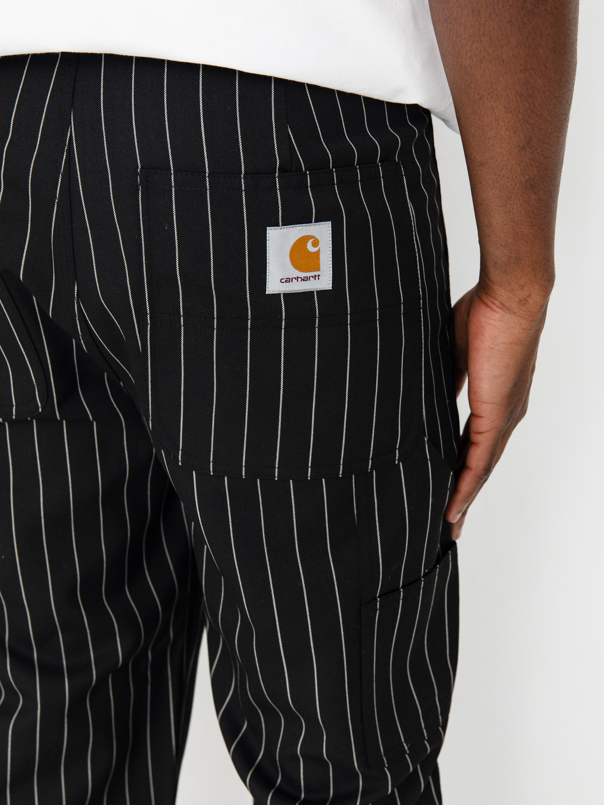 Pantaloni Carhartt WIP Seaton (seaton stripe black)