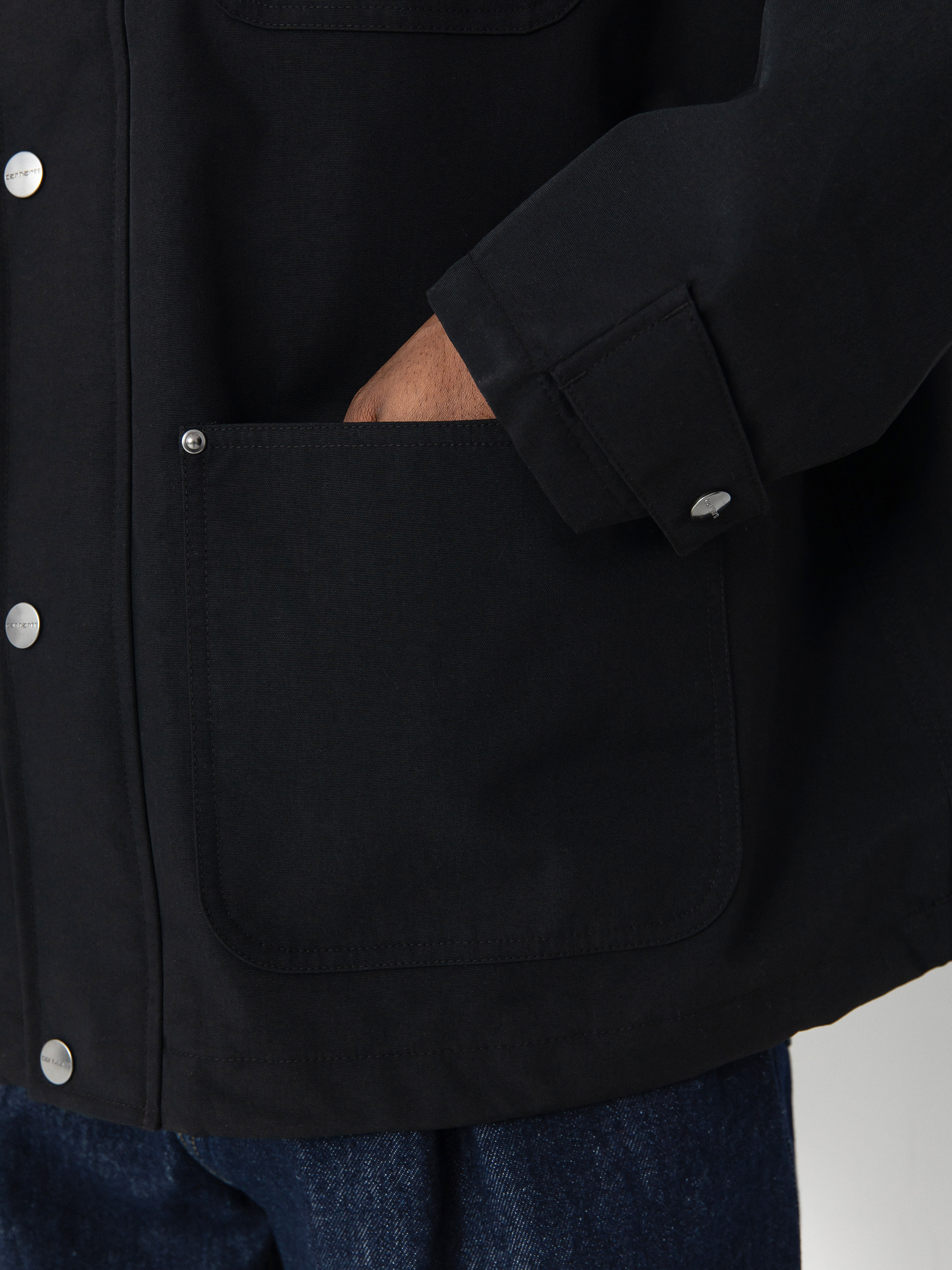 Geacă Carhartt WIP Clapton (black/black)