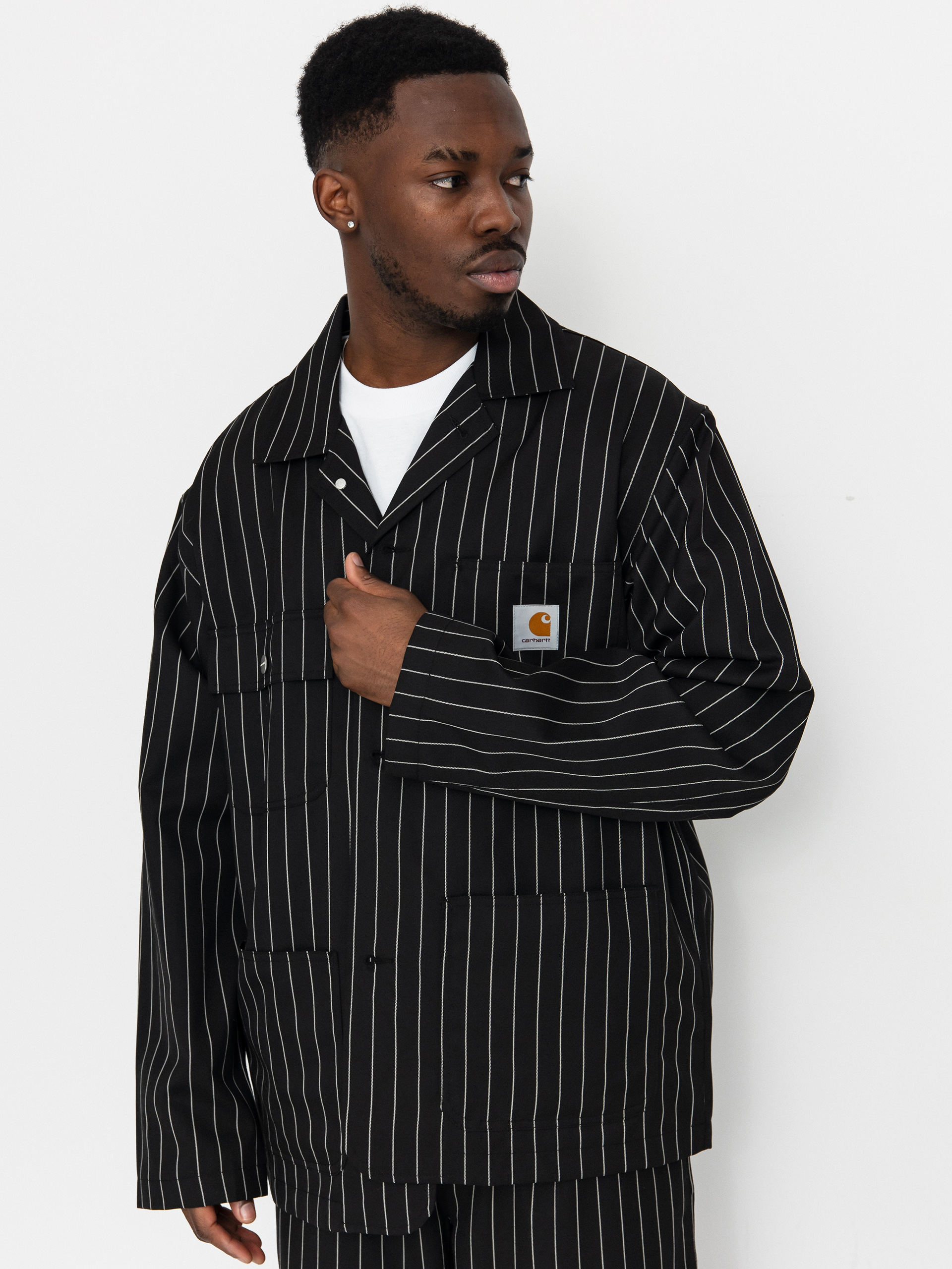 Geacă Carhartt WIP Seaton Blazer (seaton stripe black)